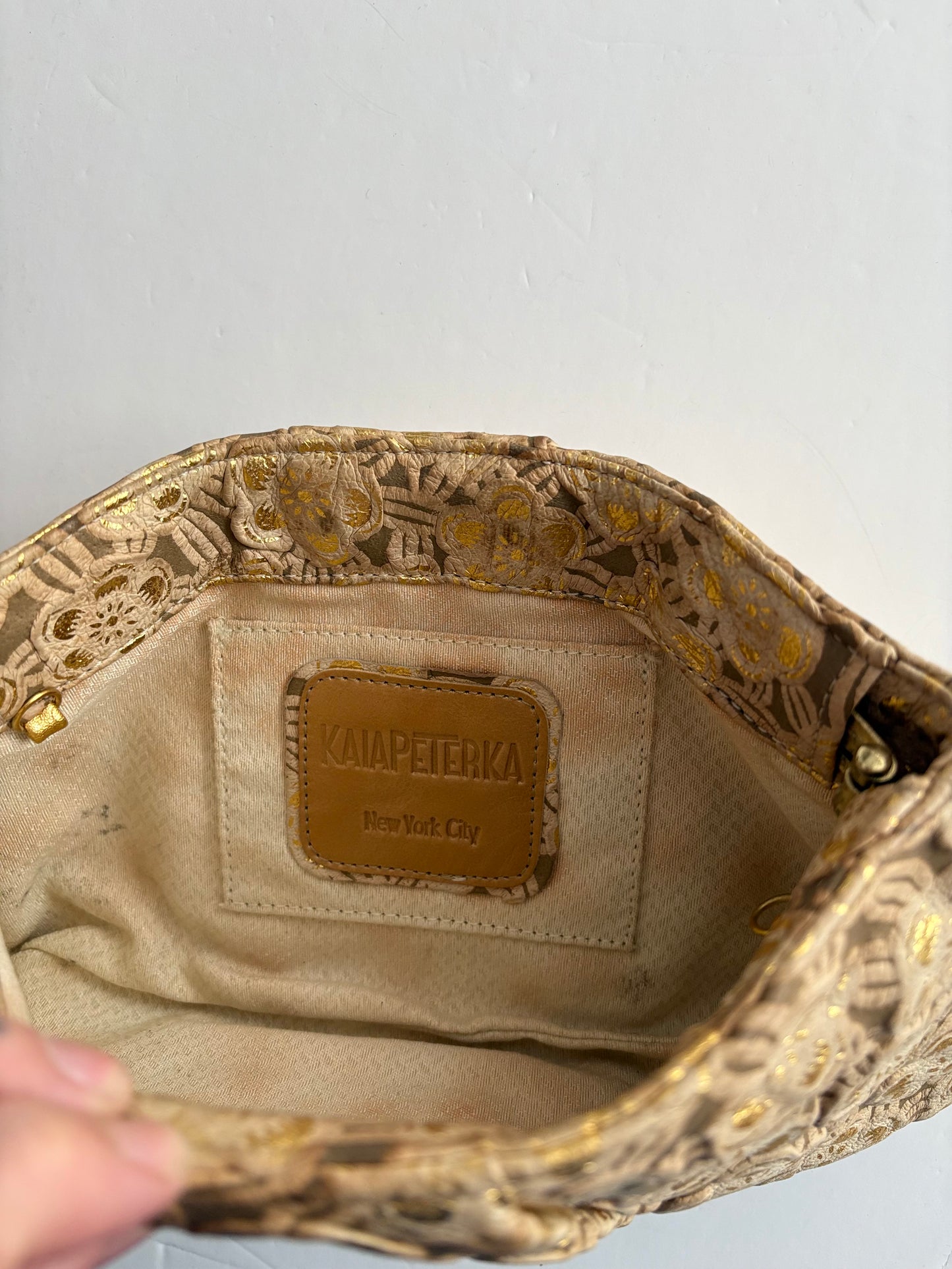 Pochette en cuir vintage