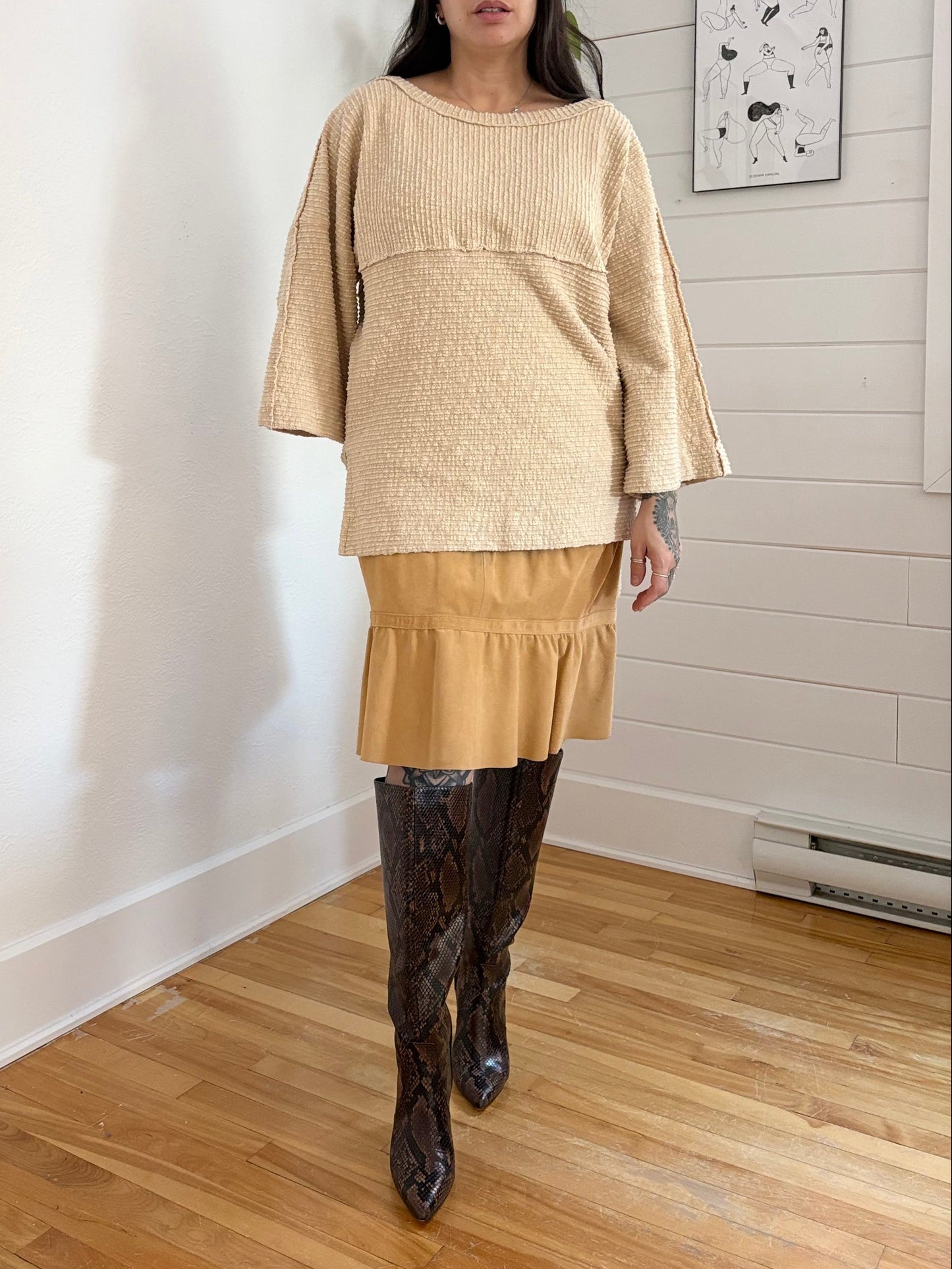 Pull côtelé Free People, tailles XS à L