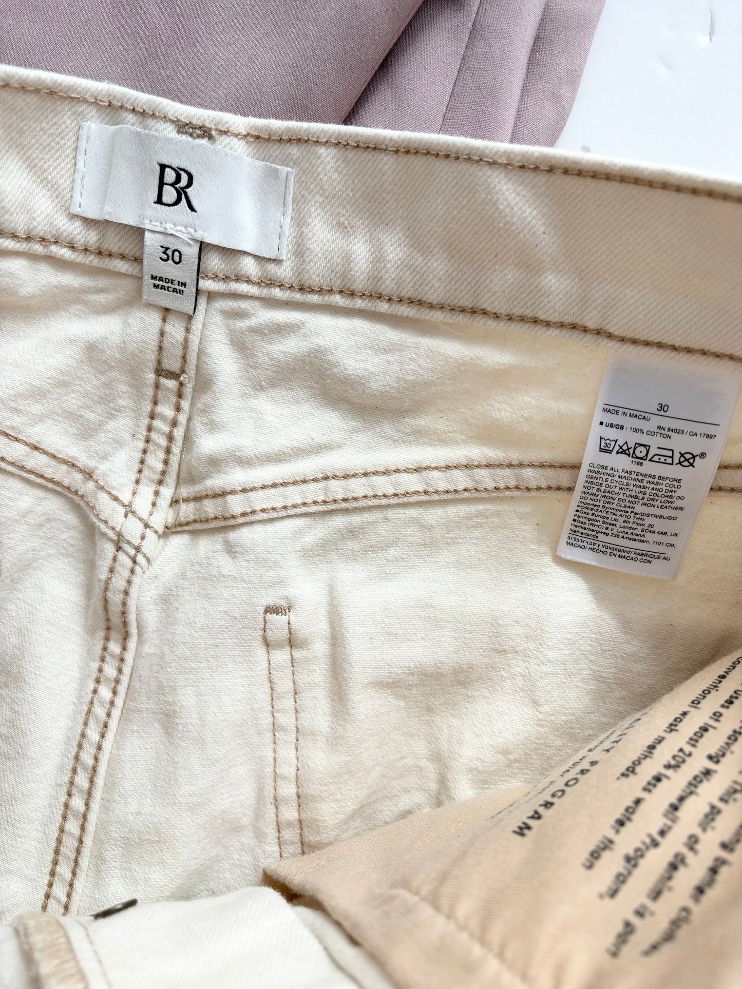 Jean à plis Banana Republic W30