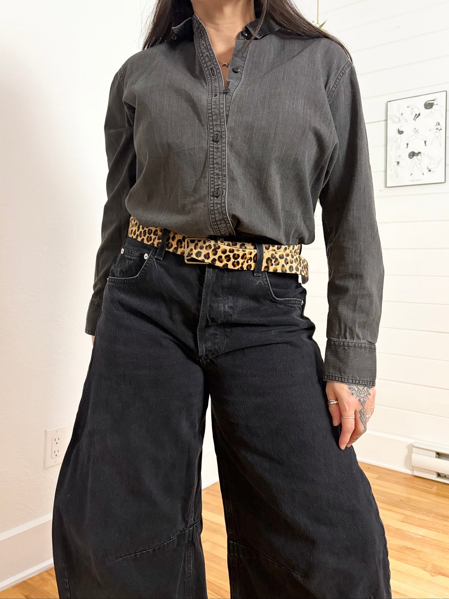 Chemise en jean Madewell à boutons, taille S