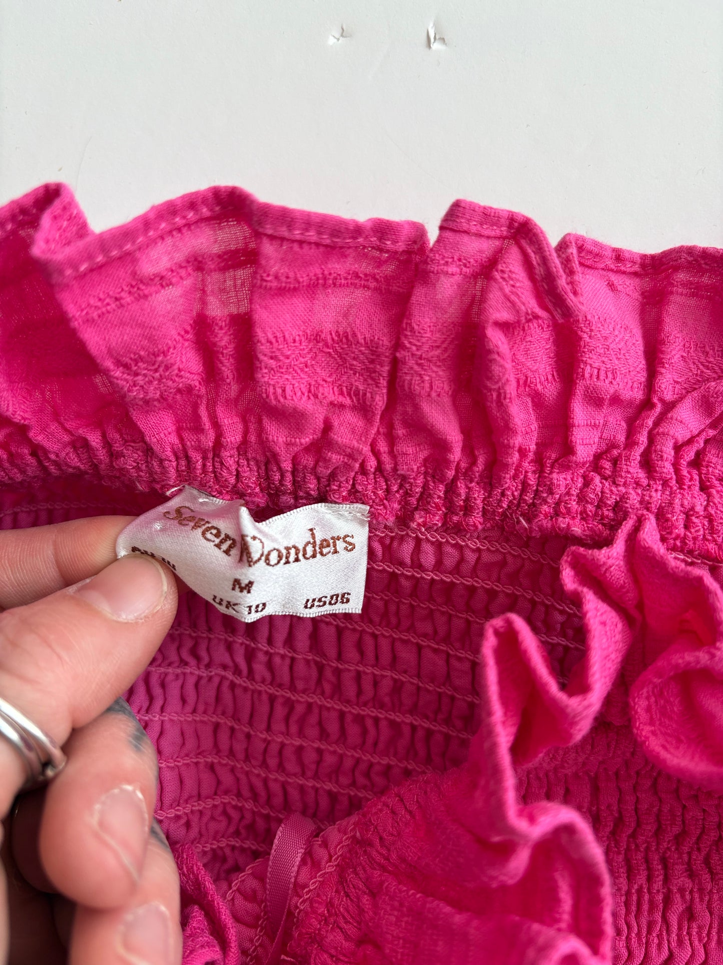 Robe bustier smockée Seven wonders, taille M