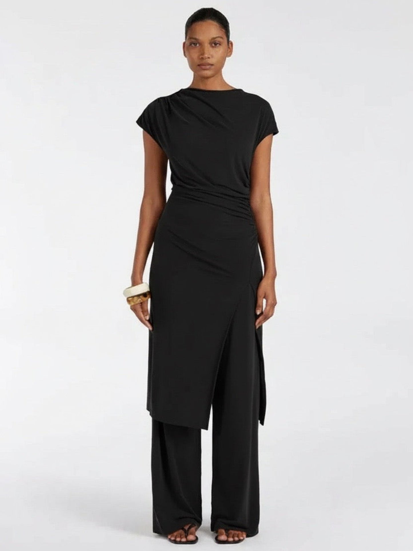 Robe midi drapée Dissh XS