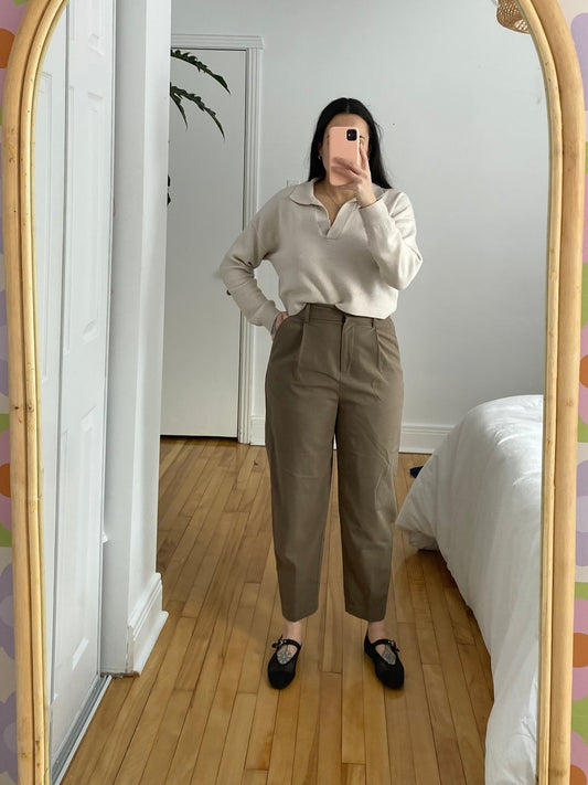 Frank & Oak Amelia vintage fit trousers W28/29