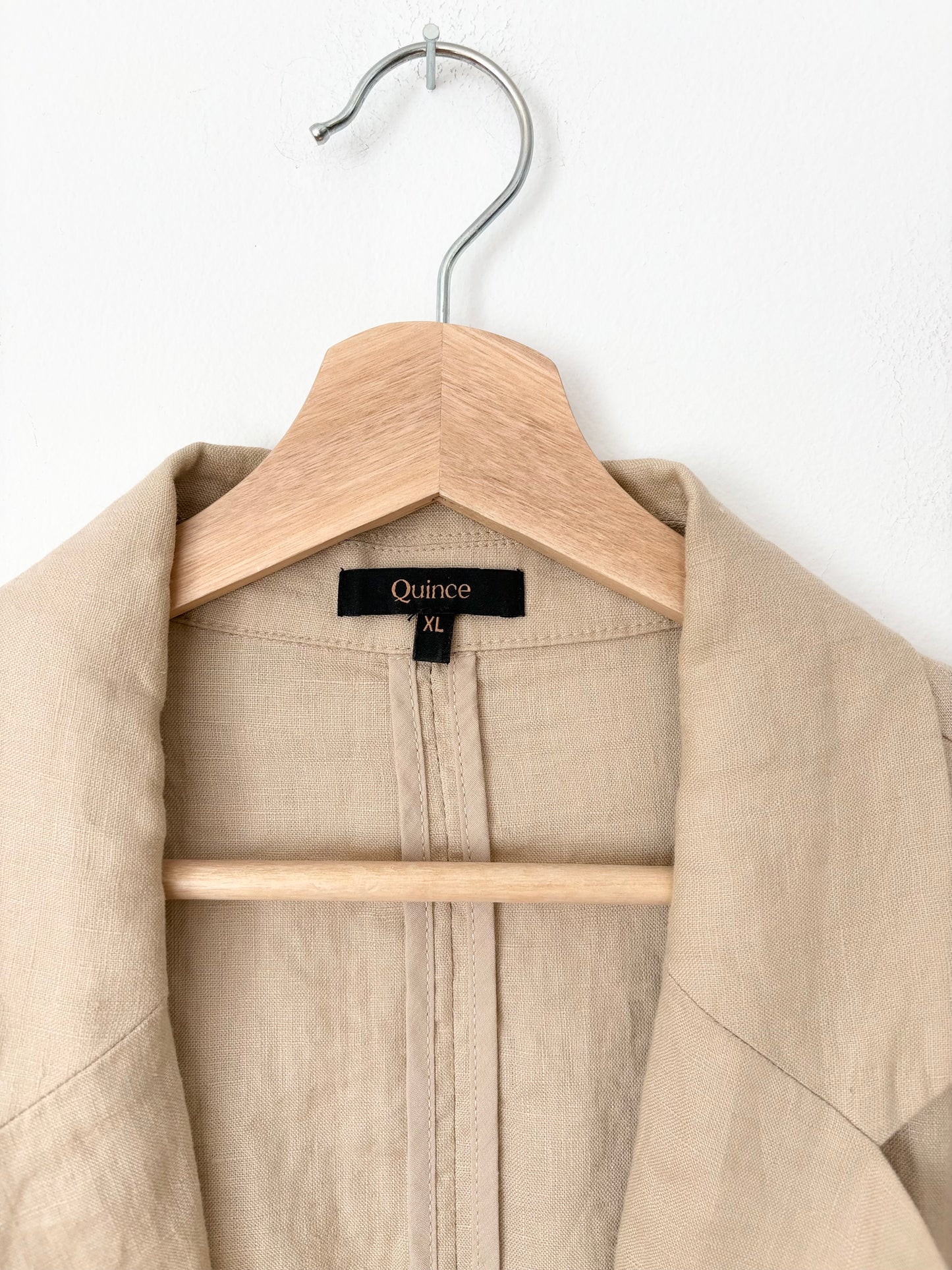 Veste en lin européen Quince, coloris « driftwood », taille XL