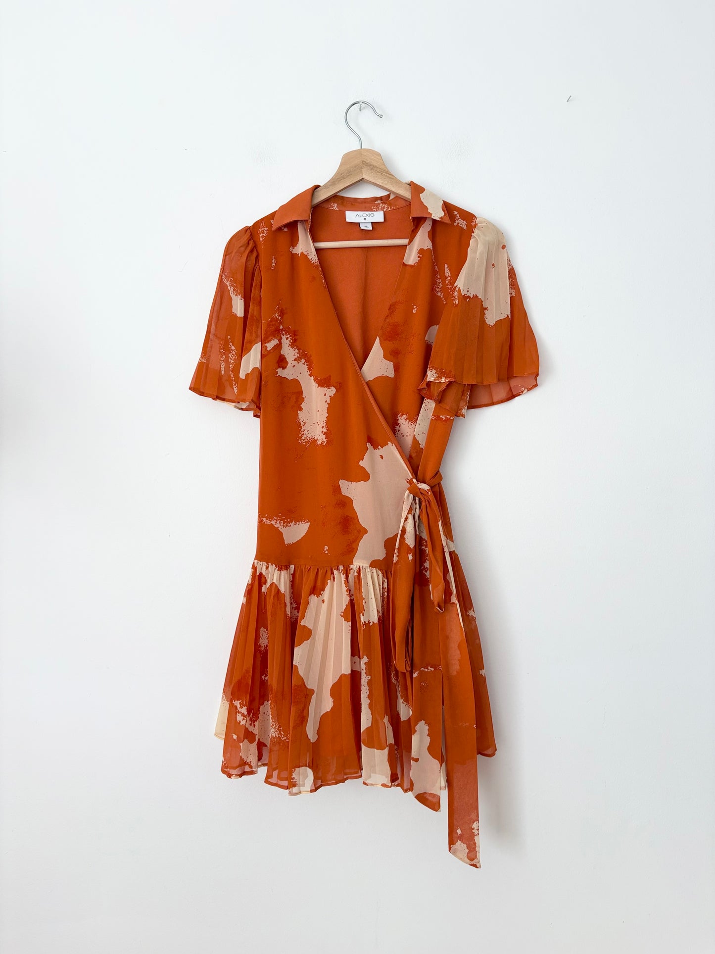Alexis X Target pleated wrap dress XS/S