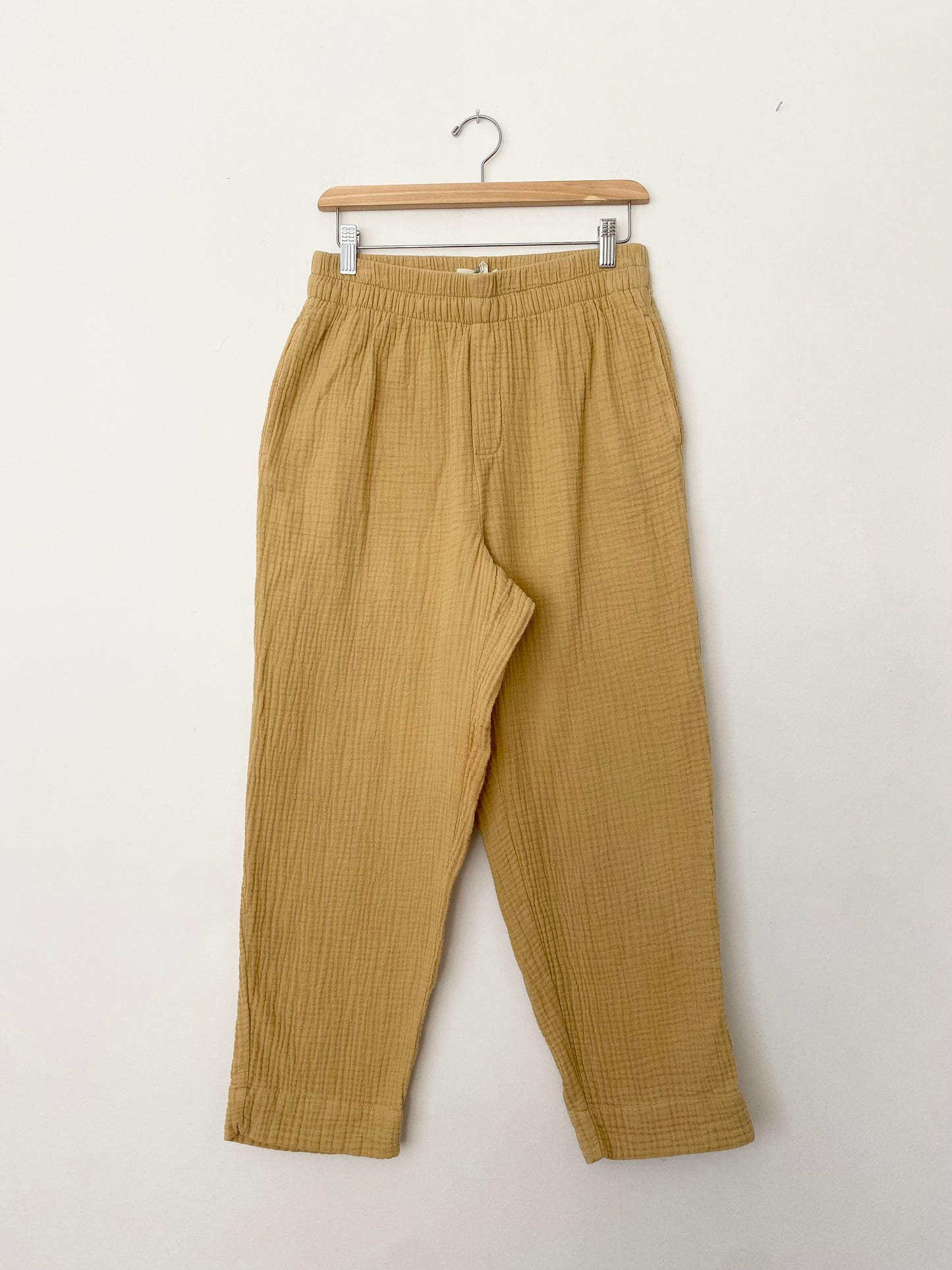 Madewell Huston tapered pull on crop pants Small
