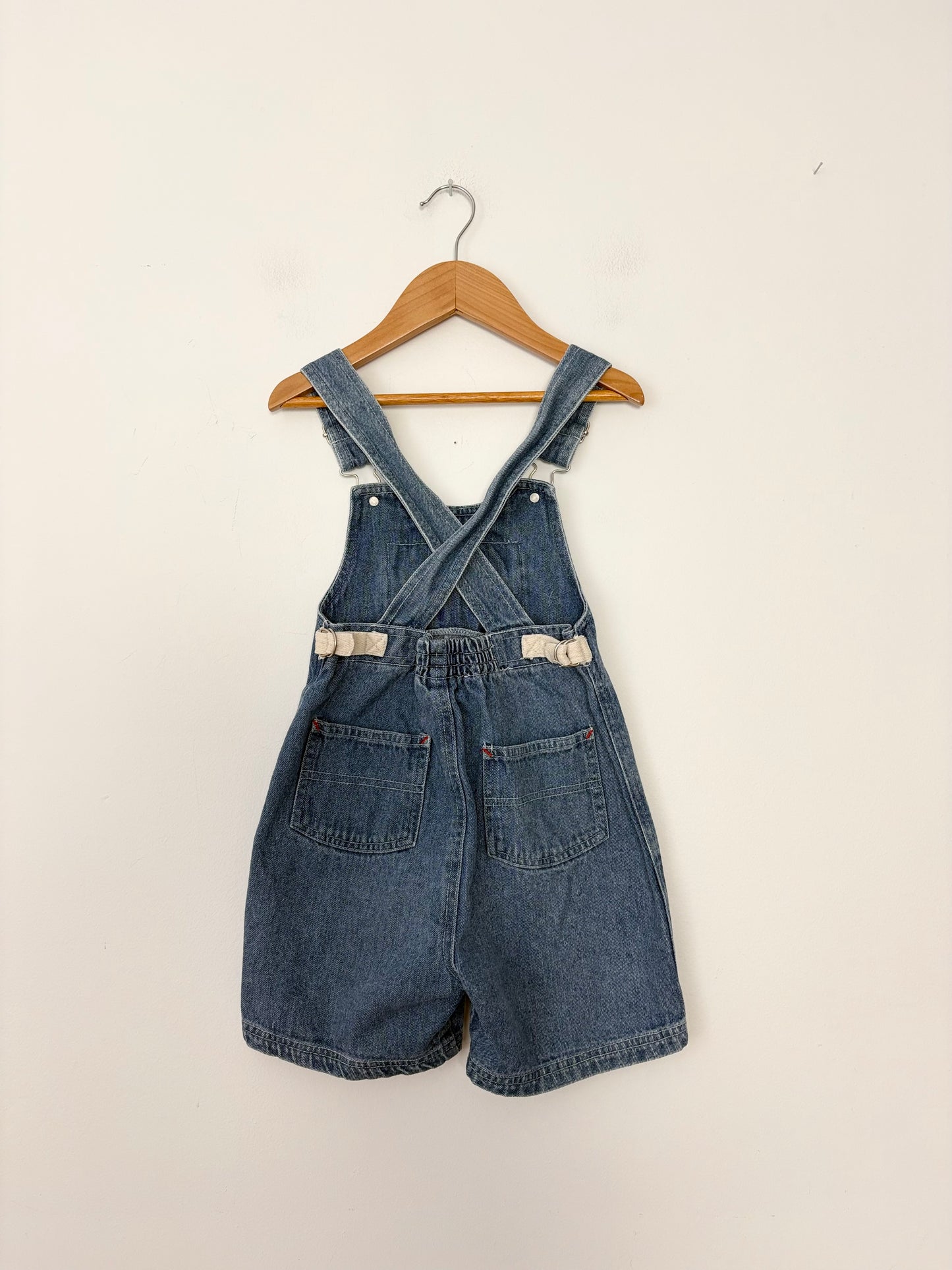 Vintage weebok denim shortalls 5T