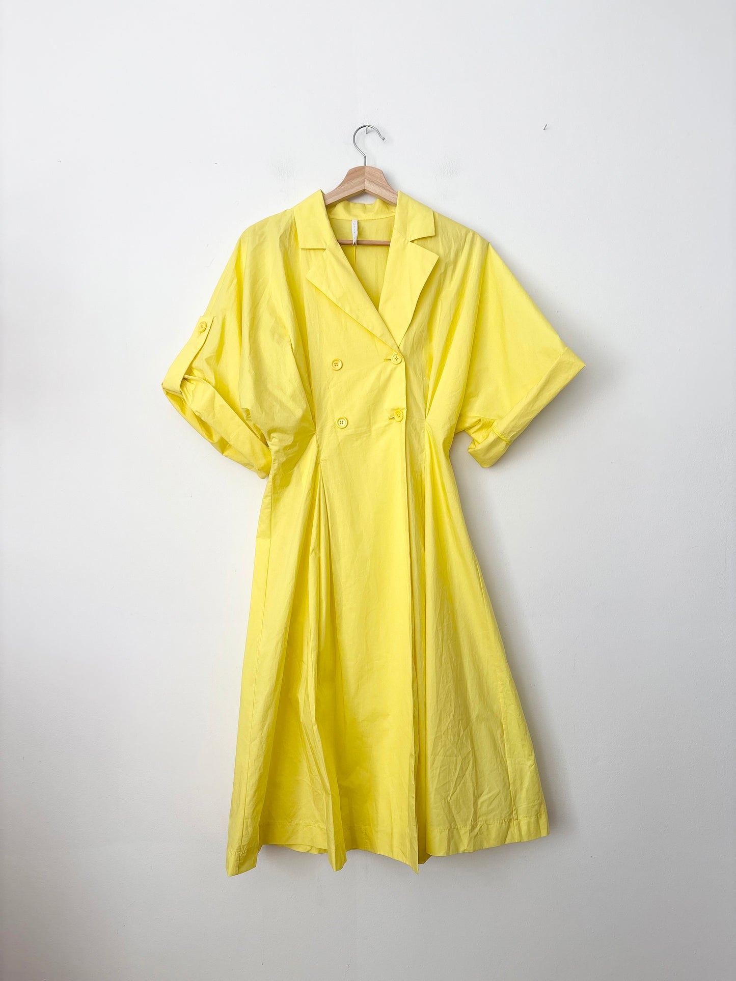 Robe trench jaune impériale taille S