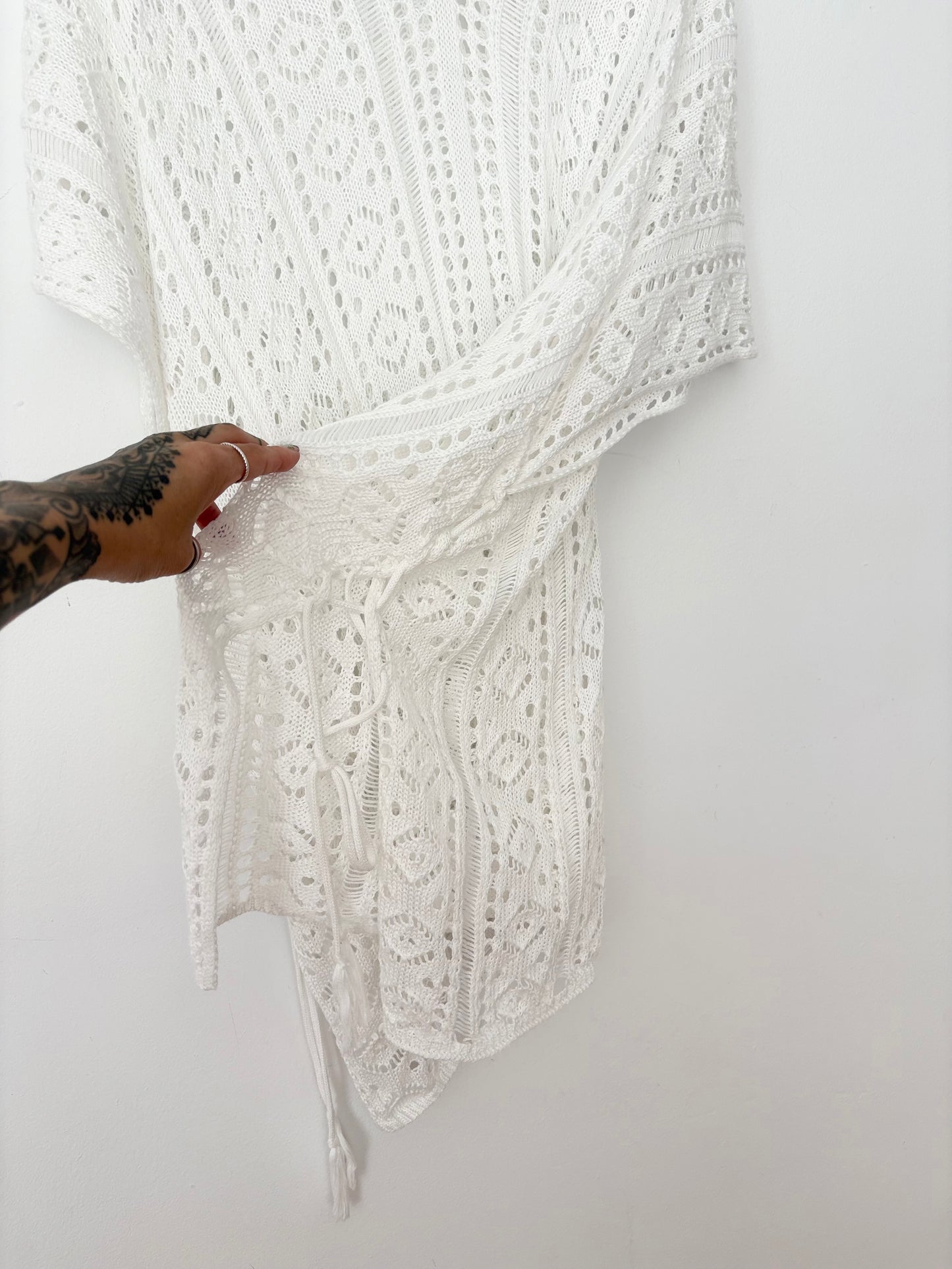 House of Harlow open knit cover up O/S