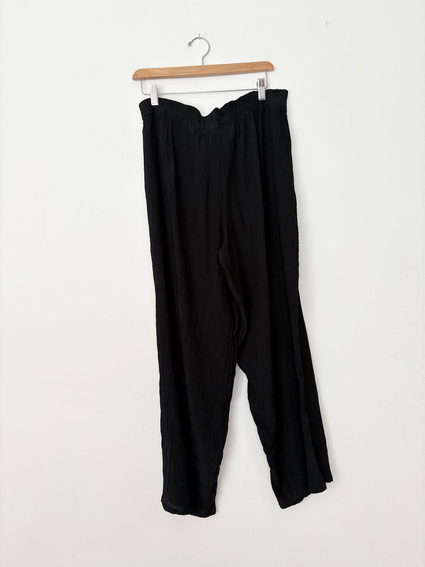 Steilmann crinkled wide leg pants XL