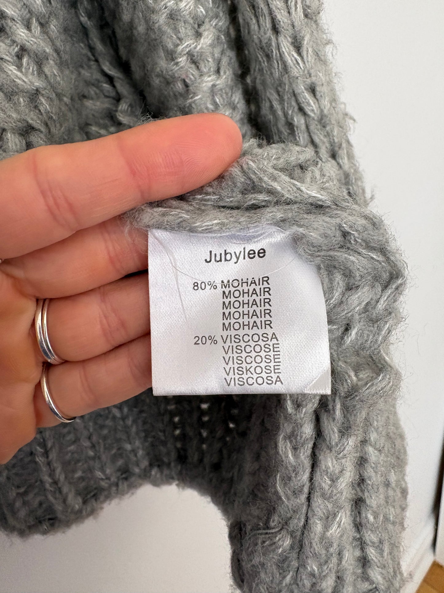 Gilet ouvert Jubylee en mohair SL