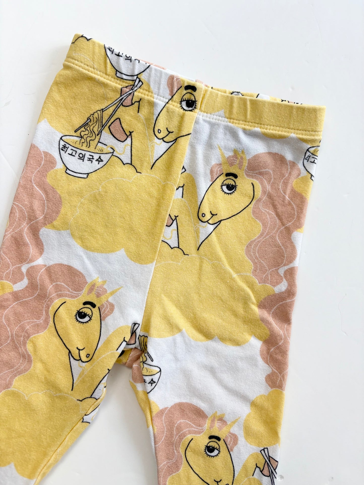 Mini Rodini unicorn leggings 3/6months