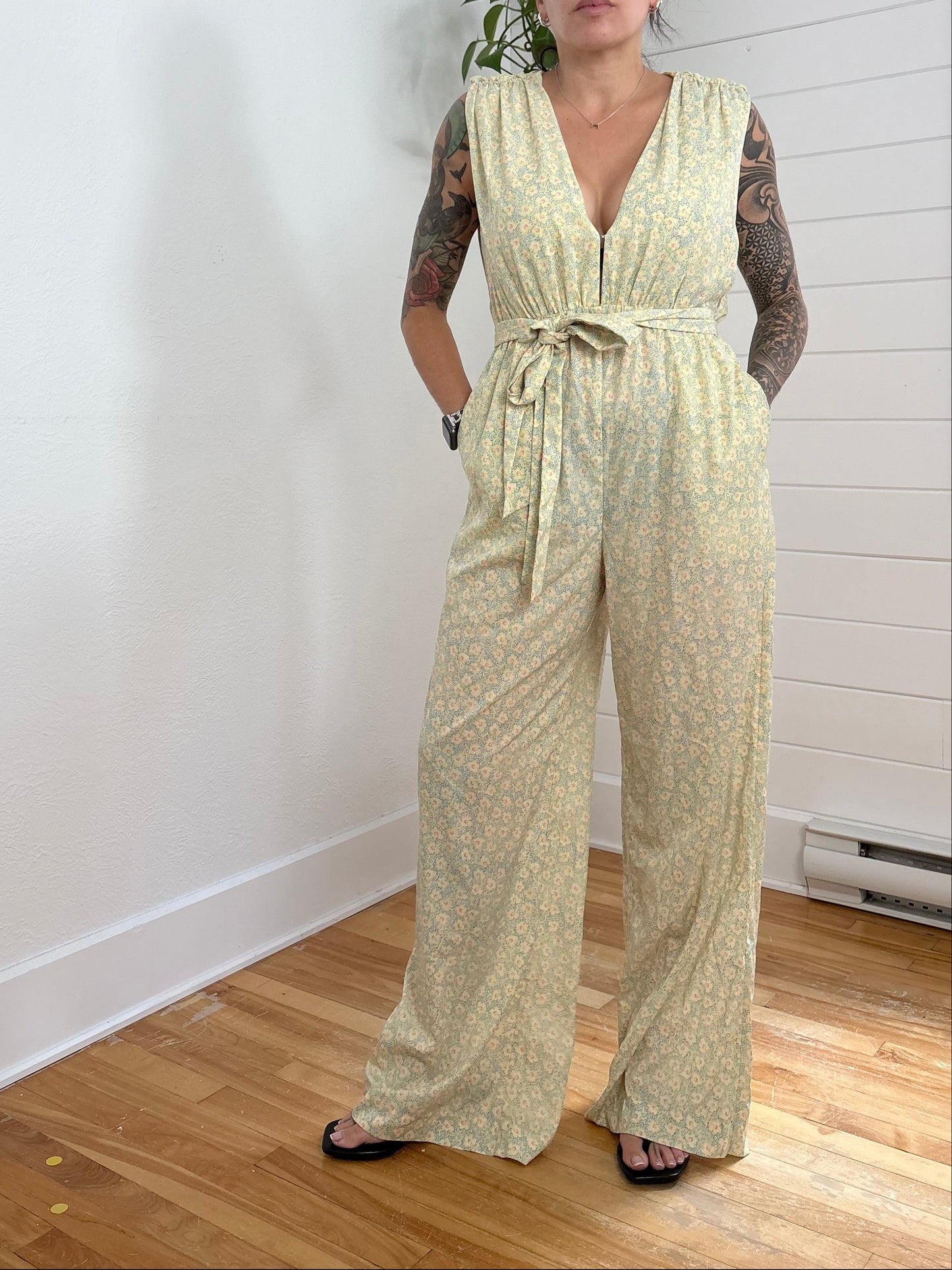 Combinaison ceinturée collective Derek Lam taille M