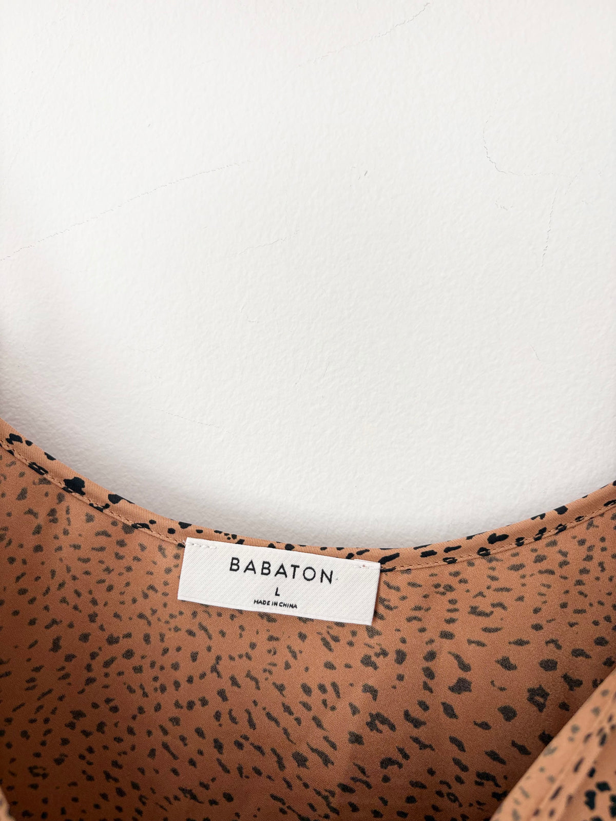 Babaton everly camisole in leopard Large