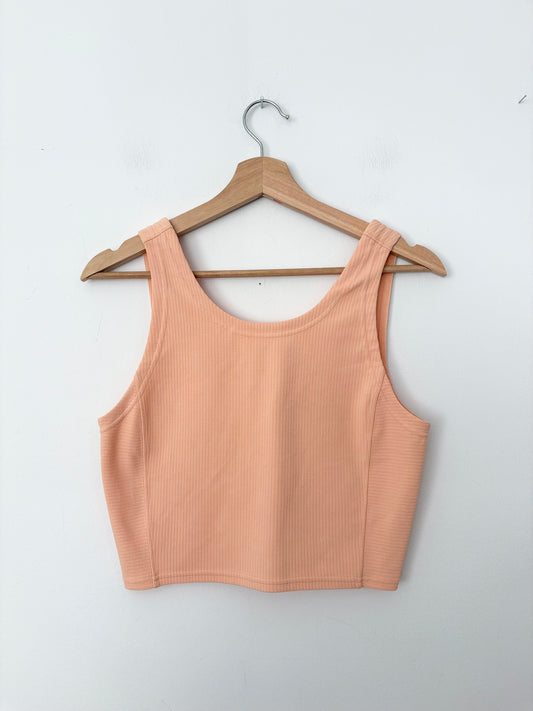Lululemon ribbed softstreme crop tank Medium