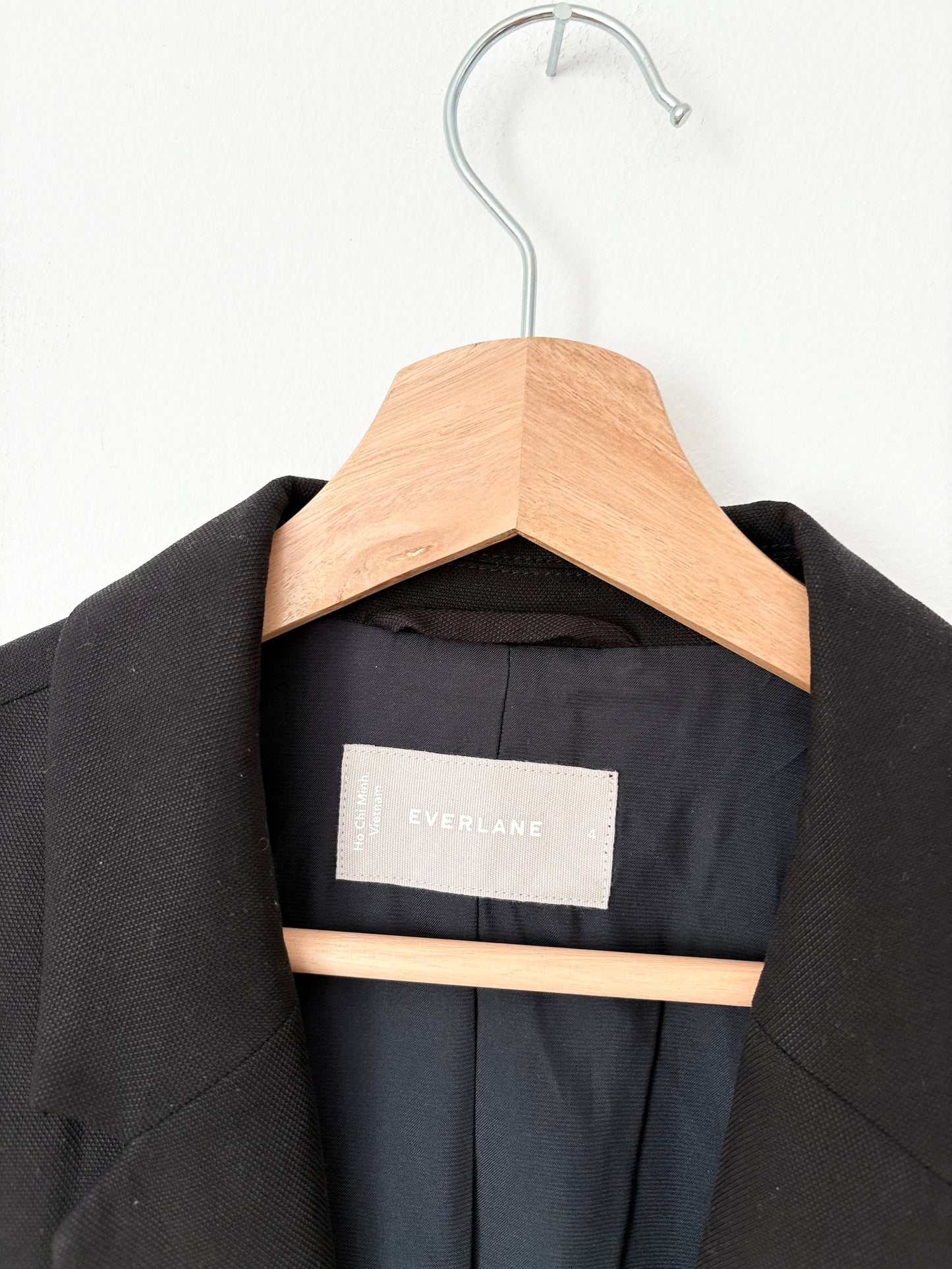 Everlane the easy blazer in black S/M