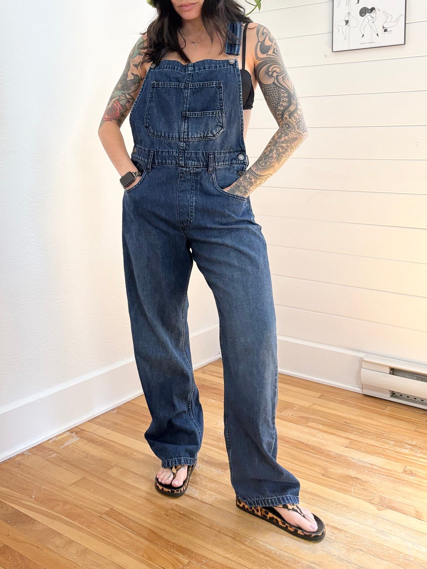 Salopette en jean Ziggy Free People Medium