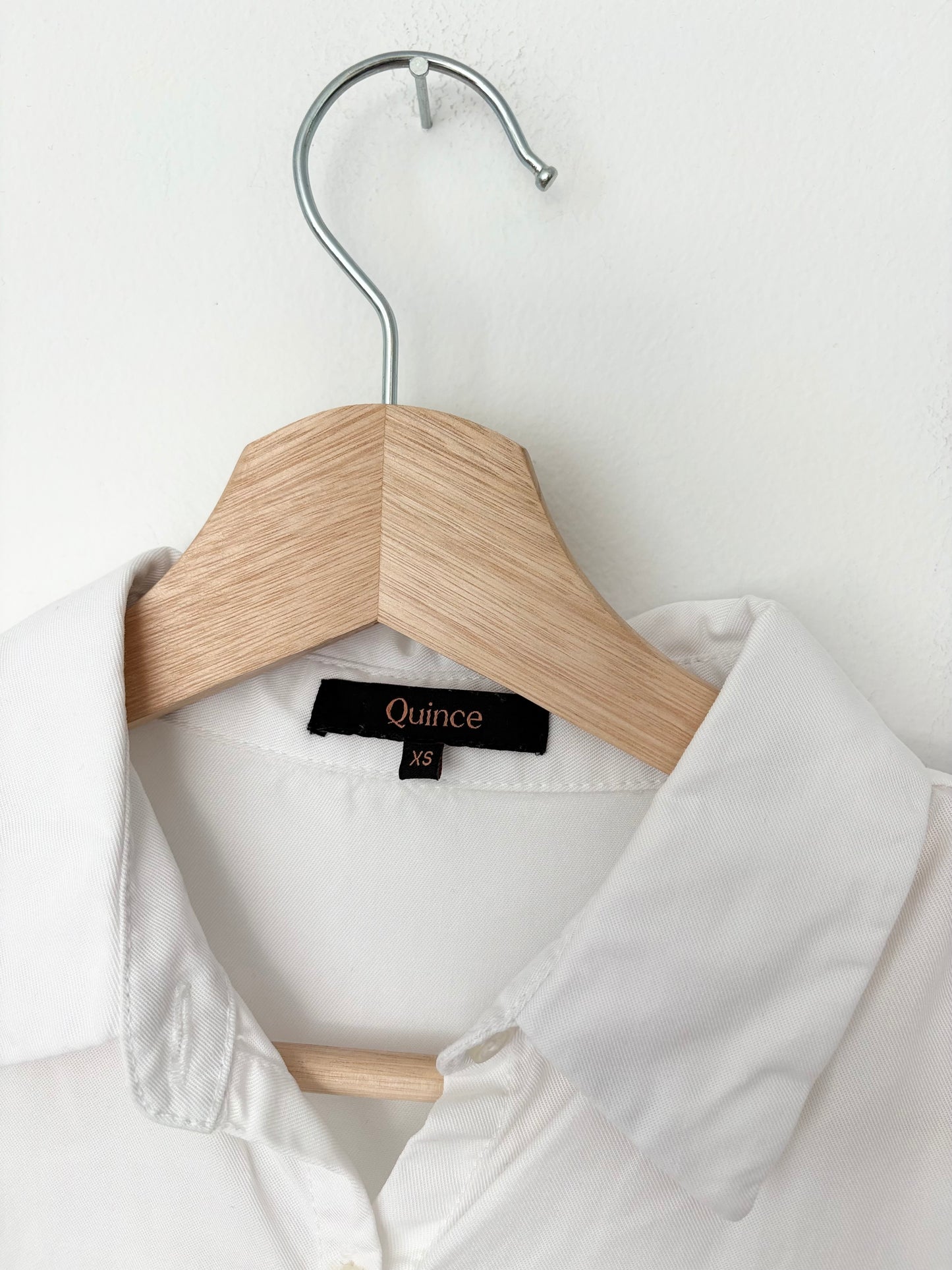 Quince vintage wash tencel camp shirt XS
