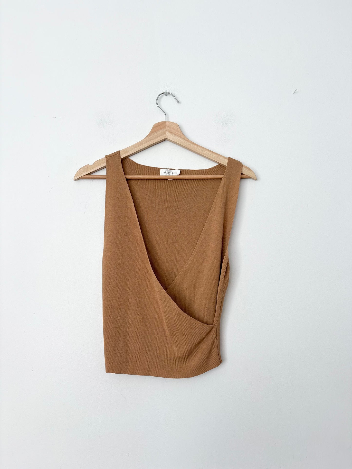 Privacy Please crossfront tank top Medium