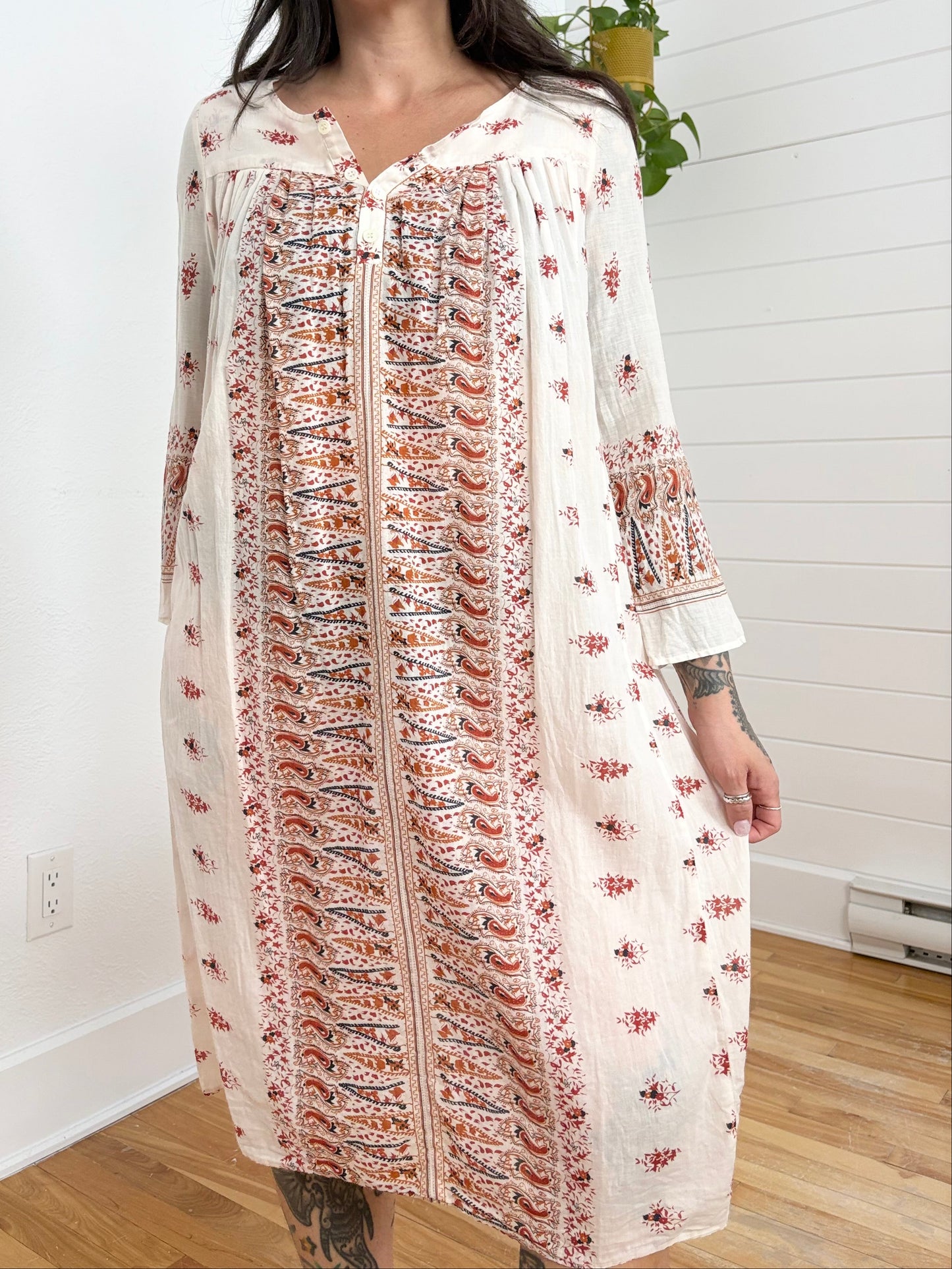 A.P.C printed kaftan Medium