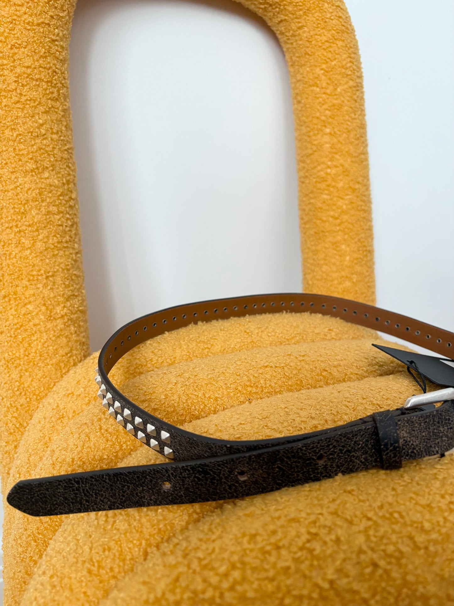 The kooples leather studded belt S-L