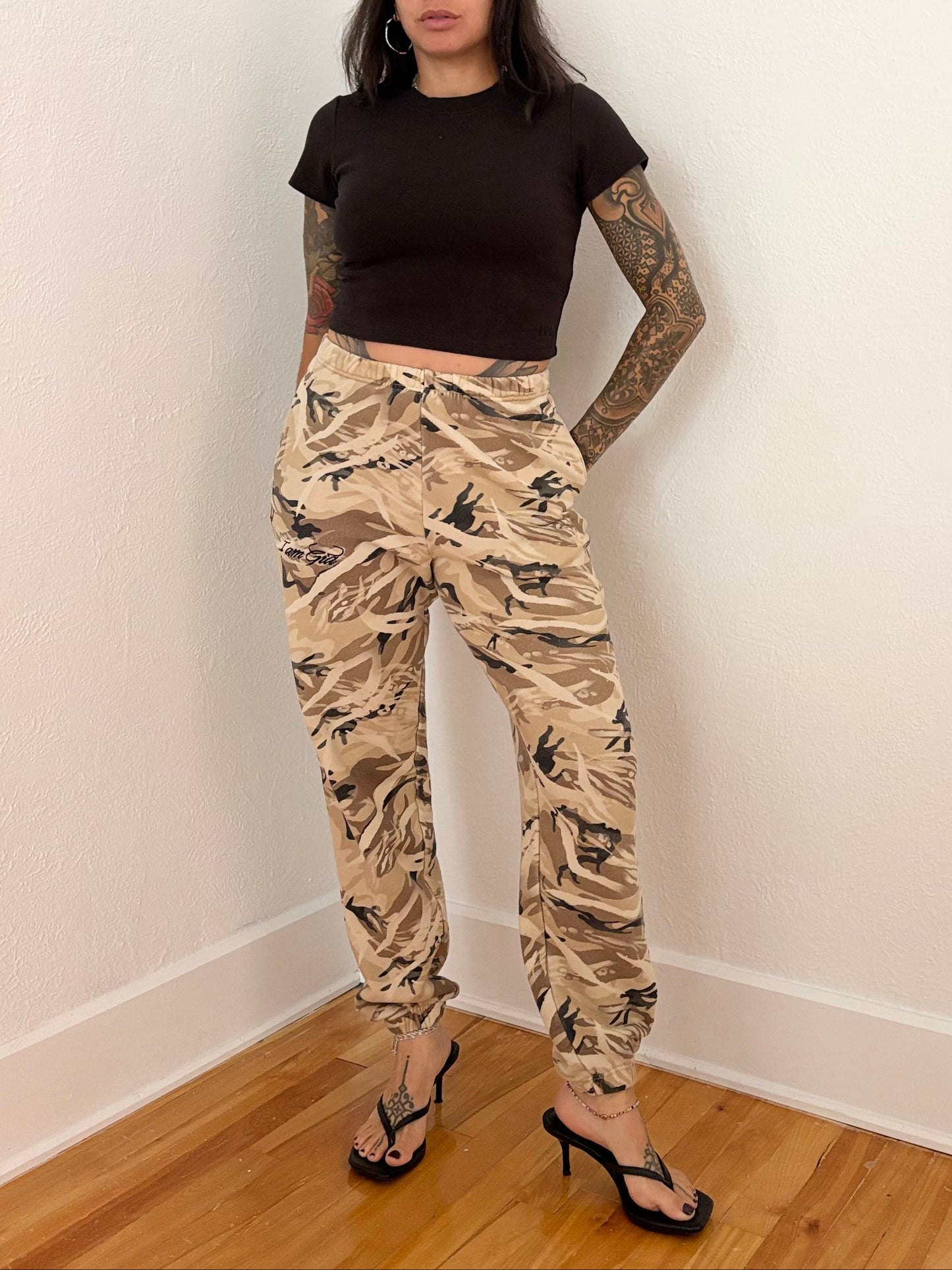 I.Am.Gia Tatiana camo joggers S/M