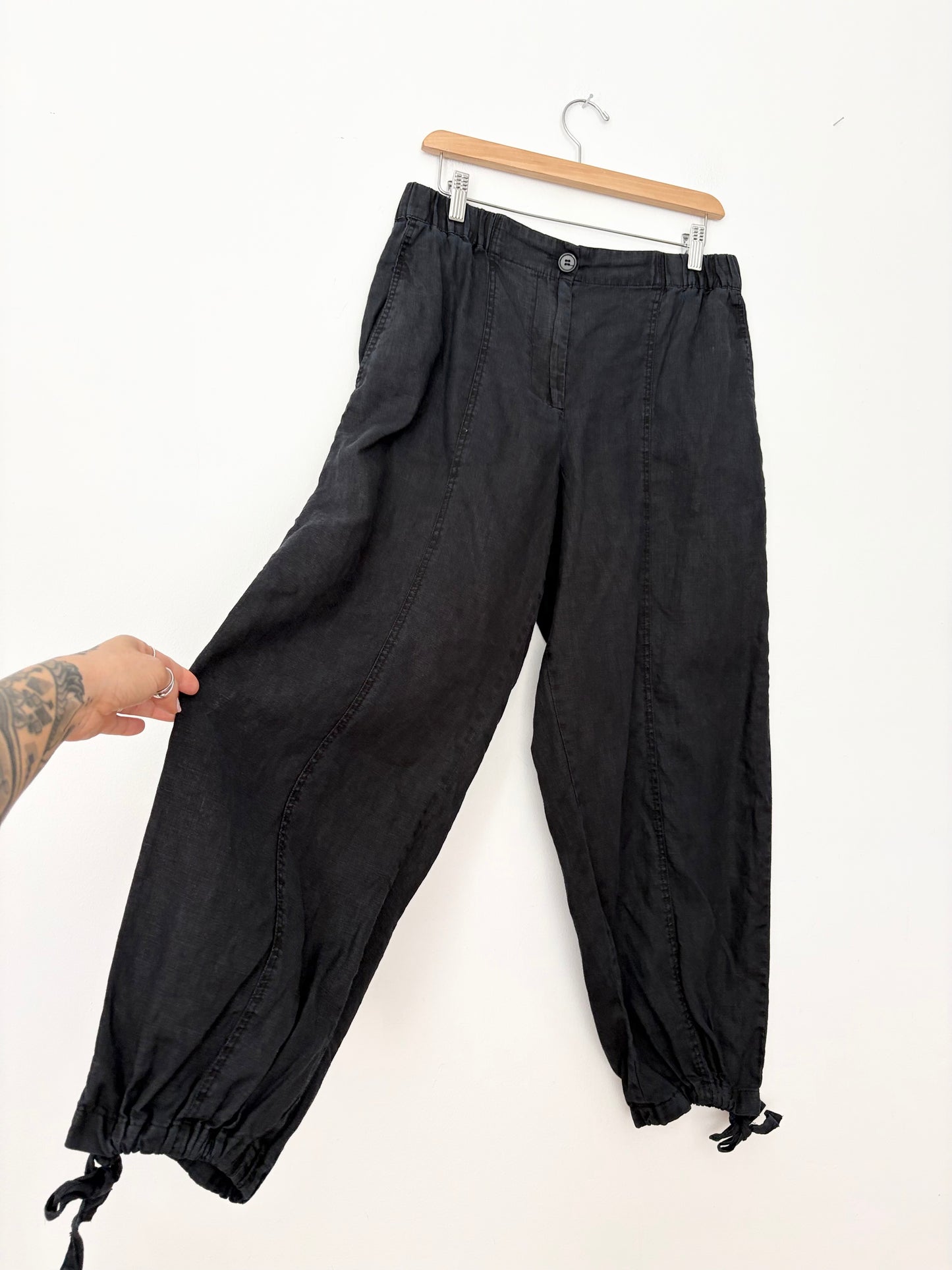 Zara pantalon ballon en lin à nouer Taille M