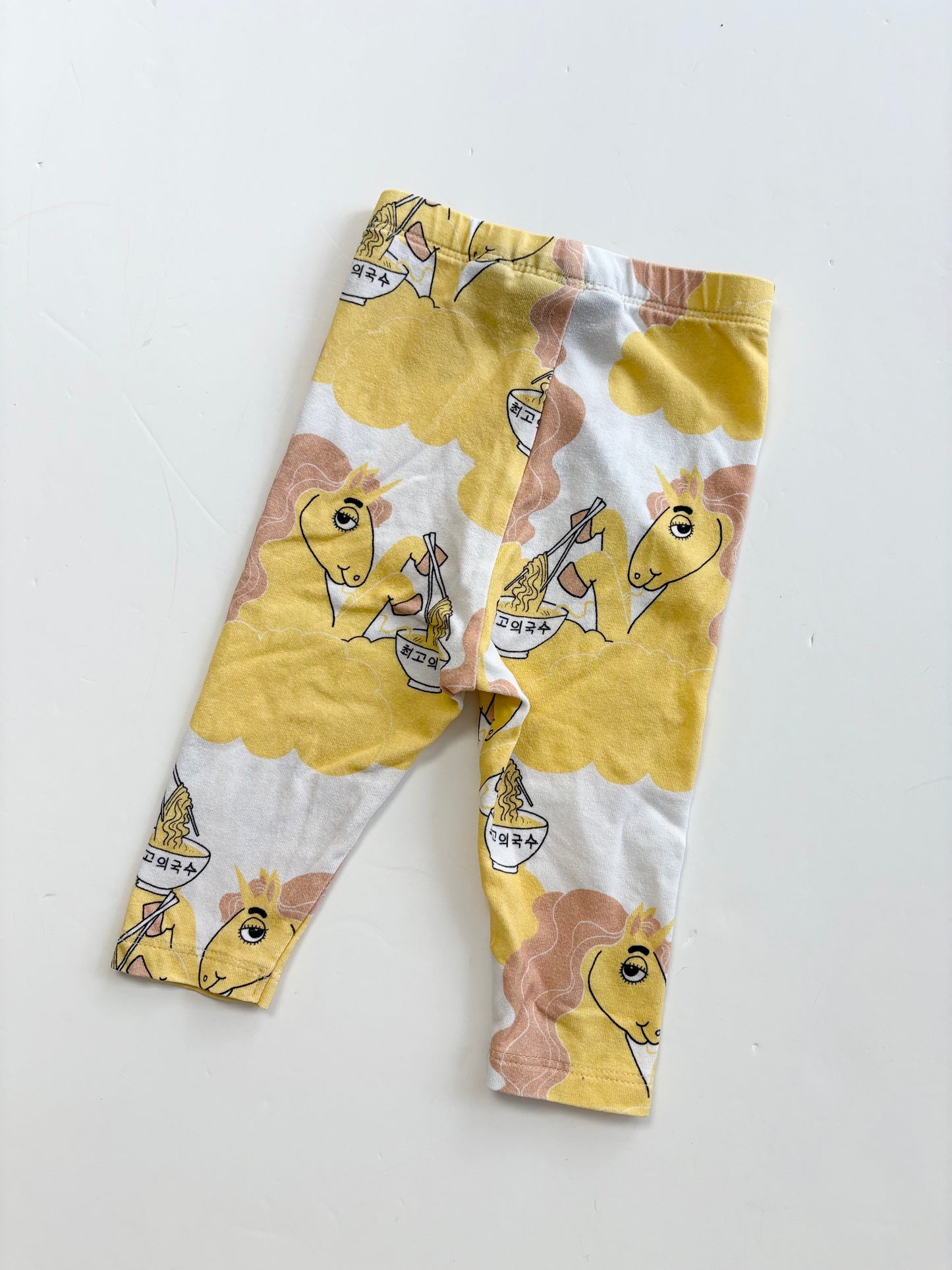 Mini Rodini unicorn leggings 3/6months