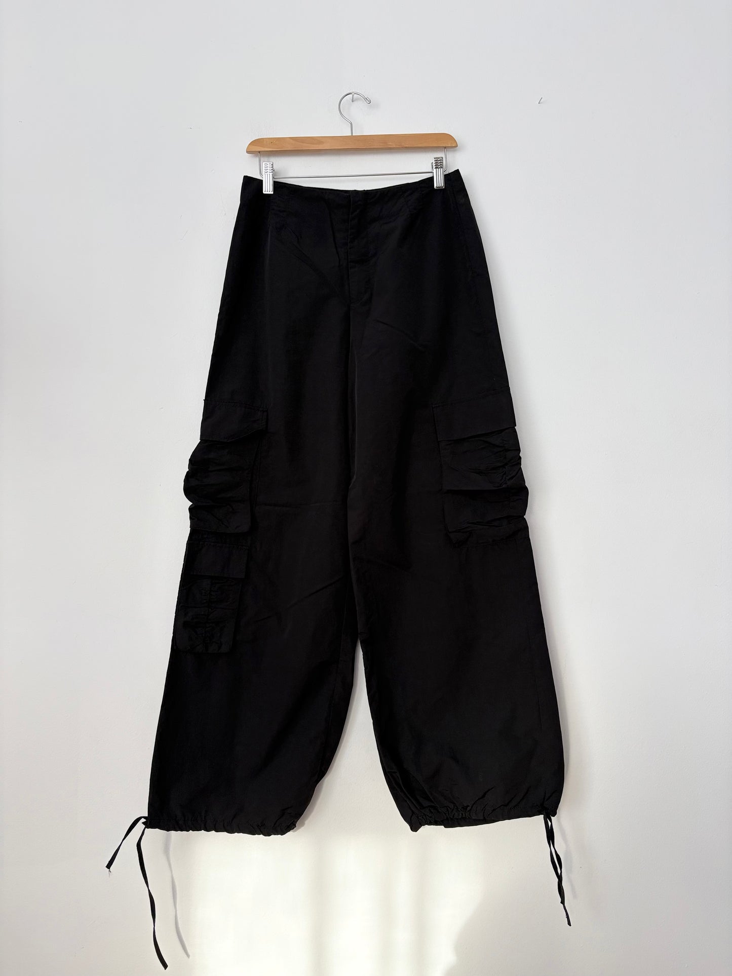 Pantalon cargo parachute Zara S/M