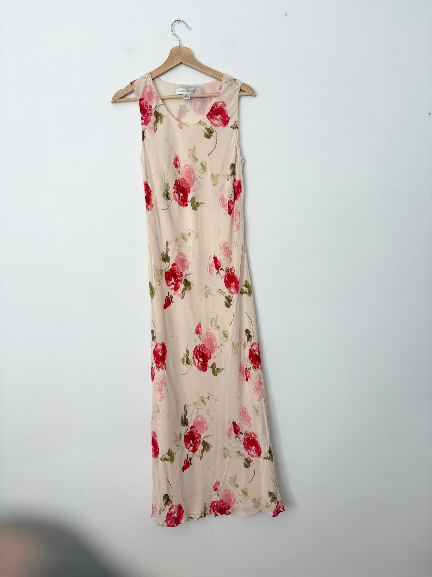 Vintage floral maxi dress Medium