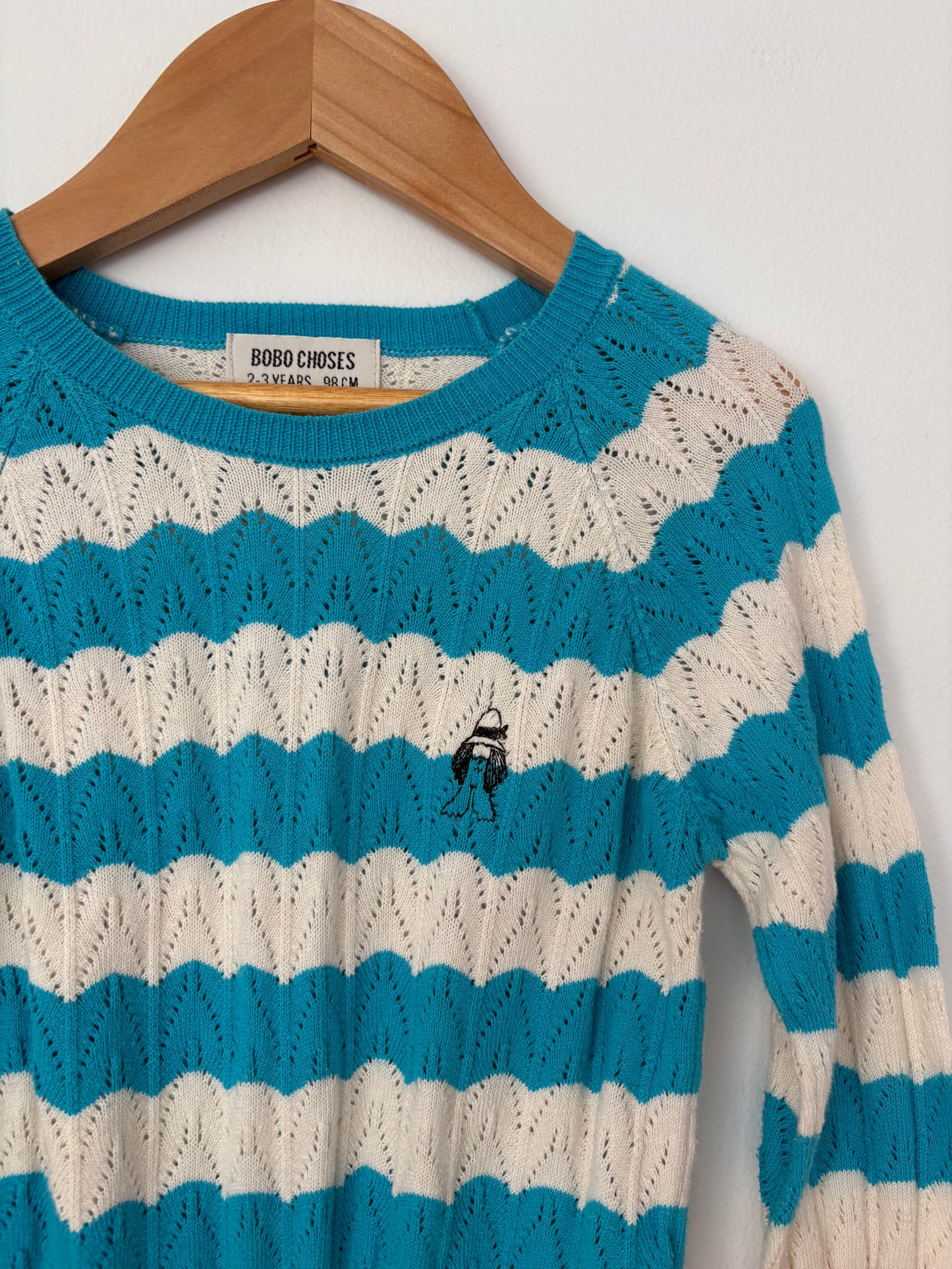 Bobo choses open knit sweater 2/3T