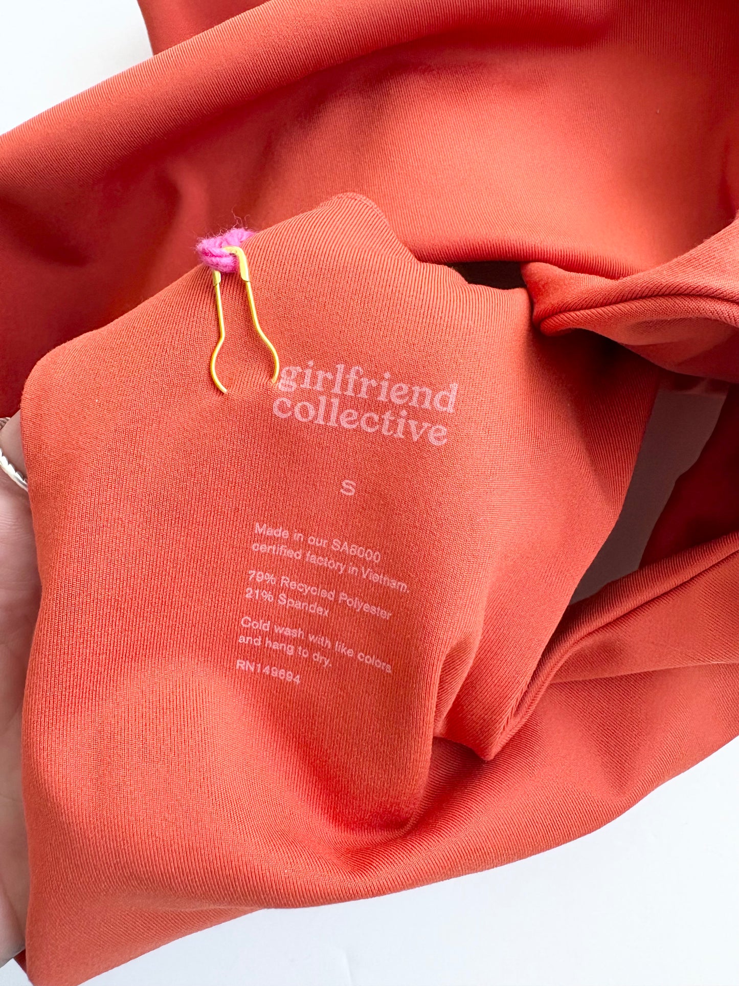 Girlfriend Collective Dylan tank bra Small