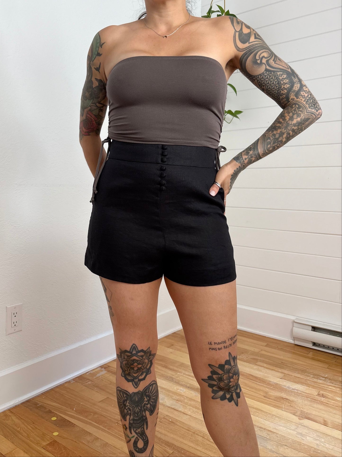 Short en lin Caara Kathrin T27