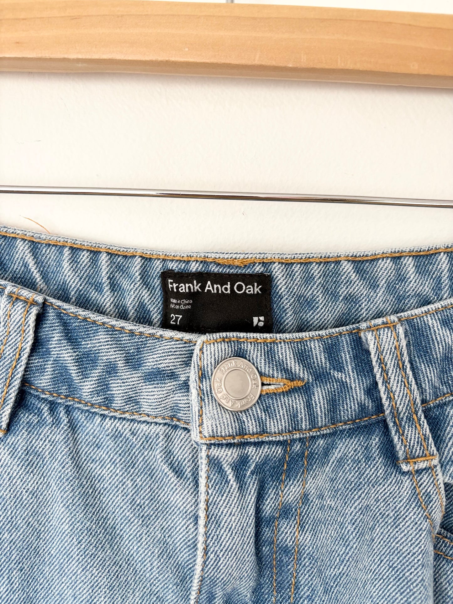 Jean fuselé Stevie de Frank & Oak, taille W26/27