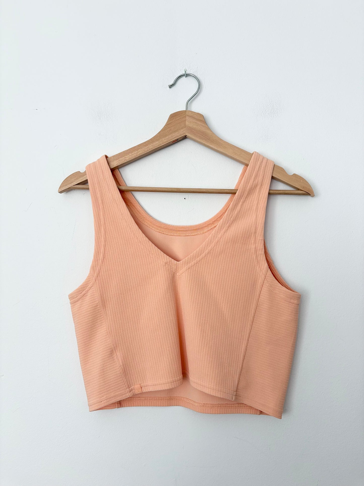 Lululemon ribbed softstreme crop tank Medium