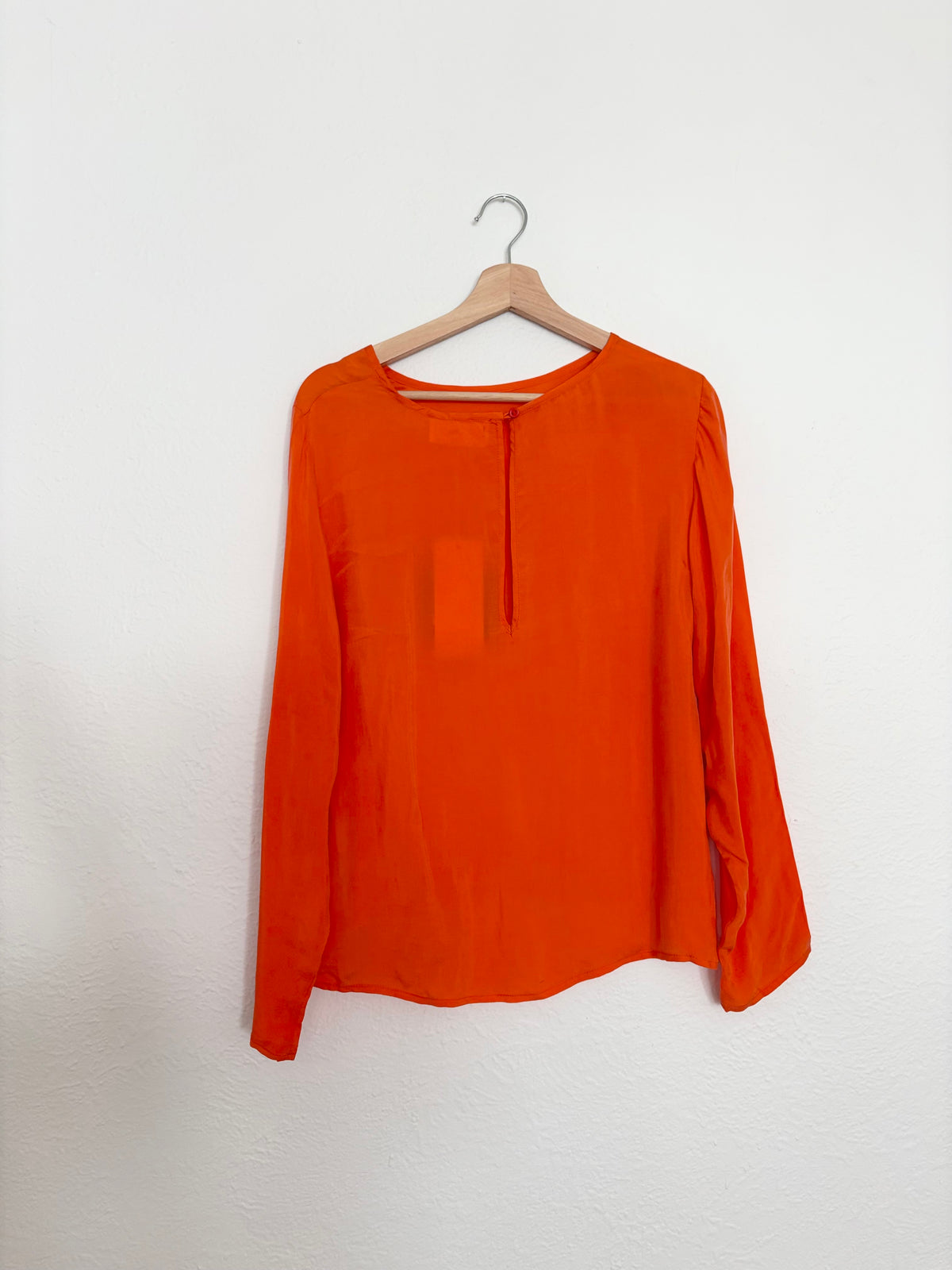 American vintage semi sheer blouse Medium