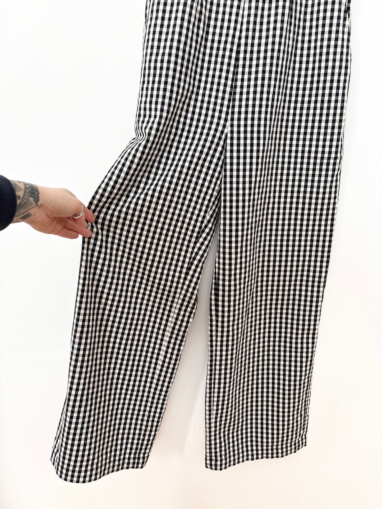 Tanya Taylor Rosalind gingham jumpsuit XS