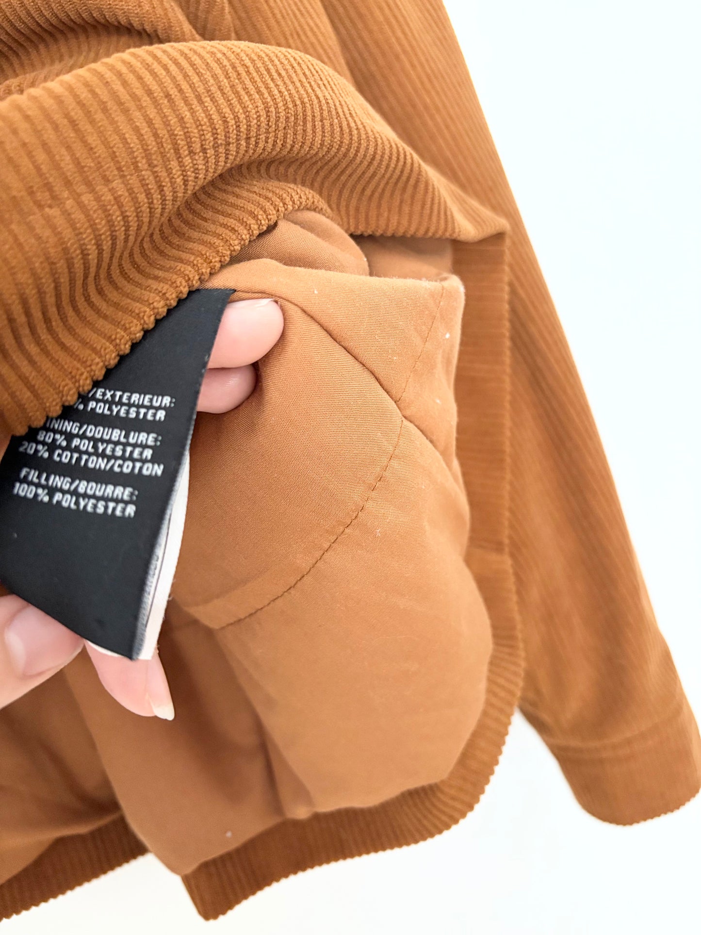 Bagatelle Corduroy high neck chunky jacket 2XL