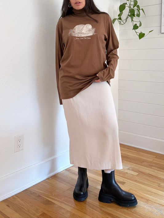 Babaton Immaculate mid rise crepe skirt S/M