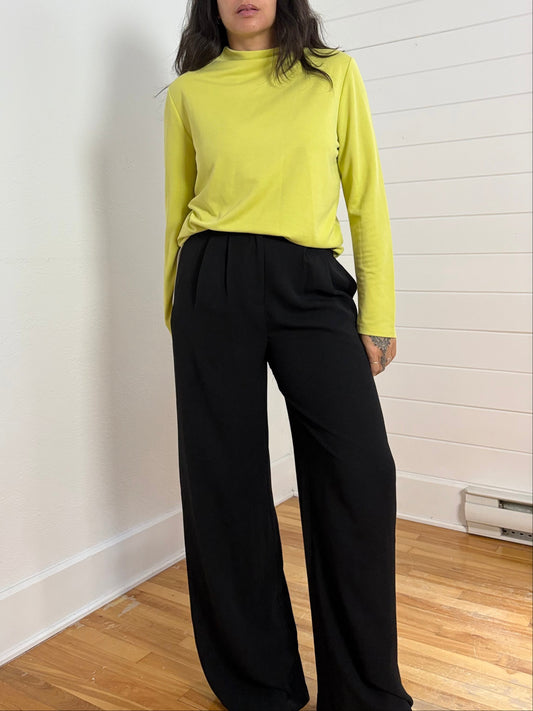 Rino & Pelle koto mock neck top Large