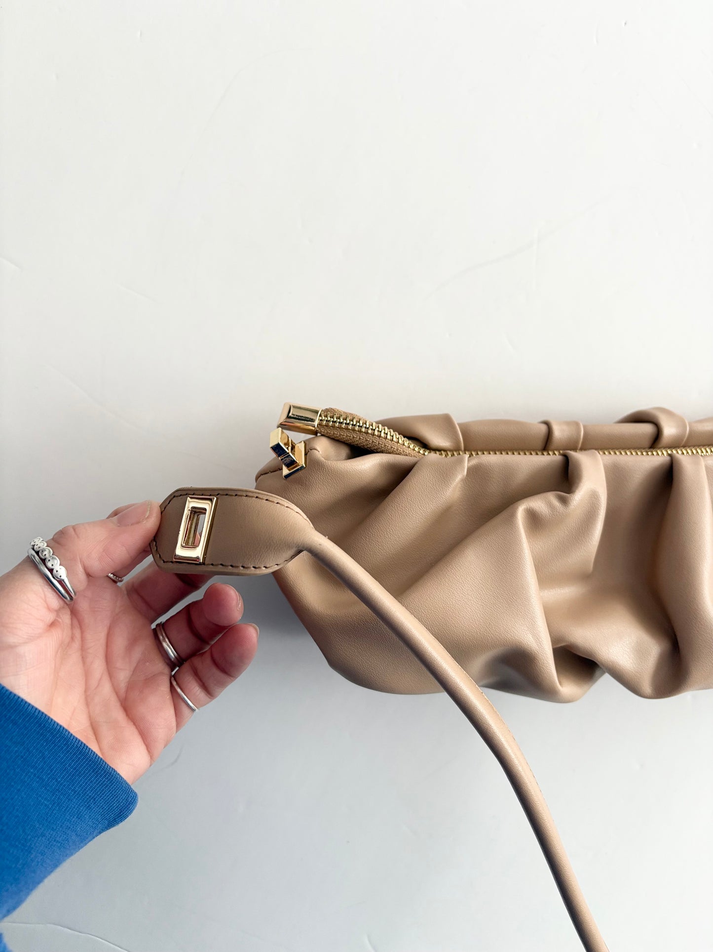 8 other reasons puff shoulder baguette bag