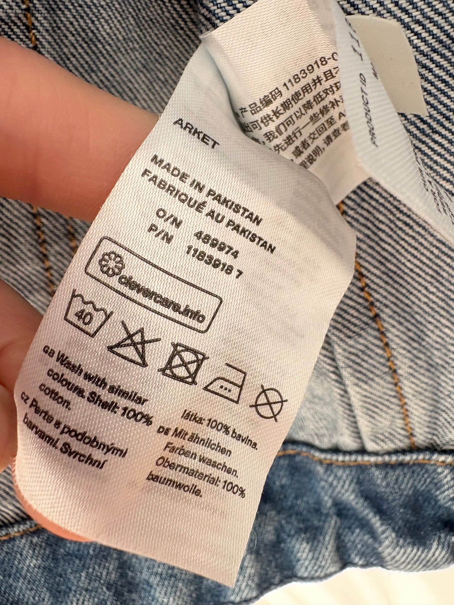 Veste en jean Arket M/L