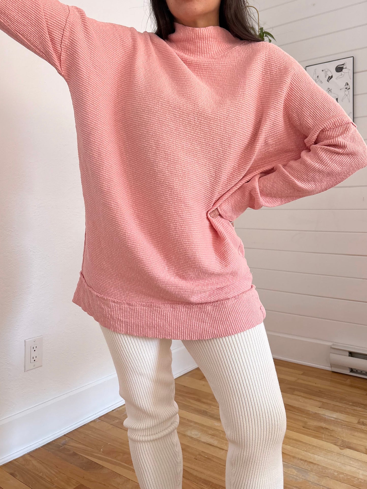 Tunique en maille Casey de Free People, taille M/L