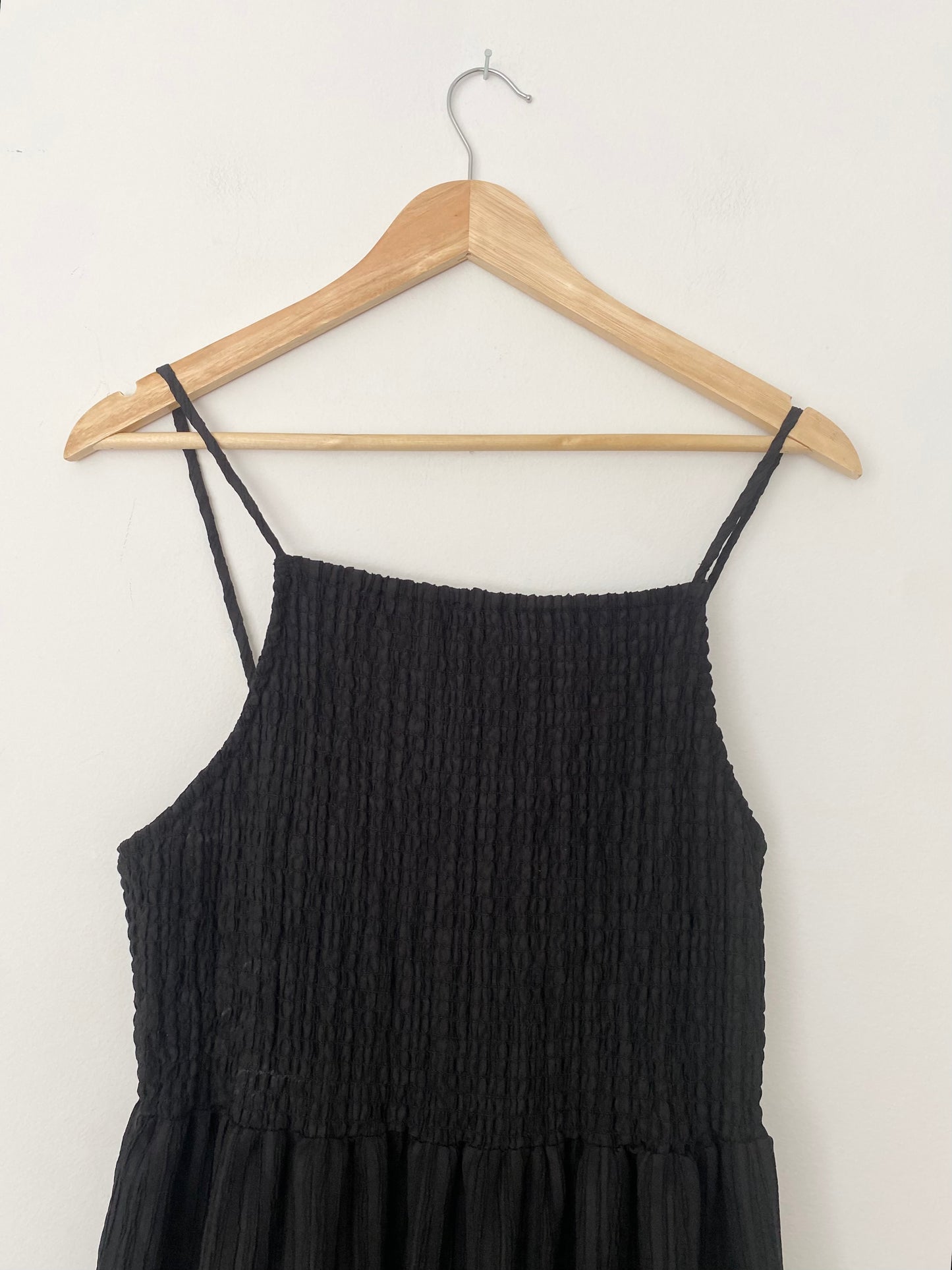 Robe longue à volants et smocks ASOS Medium