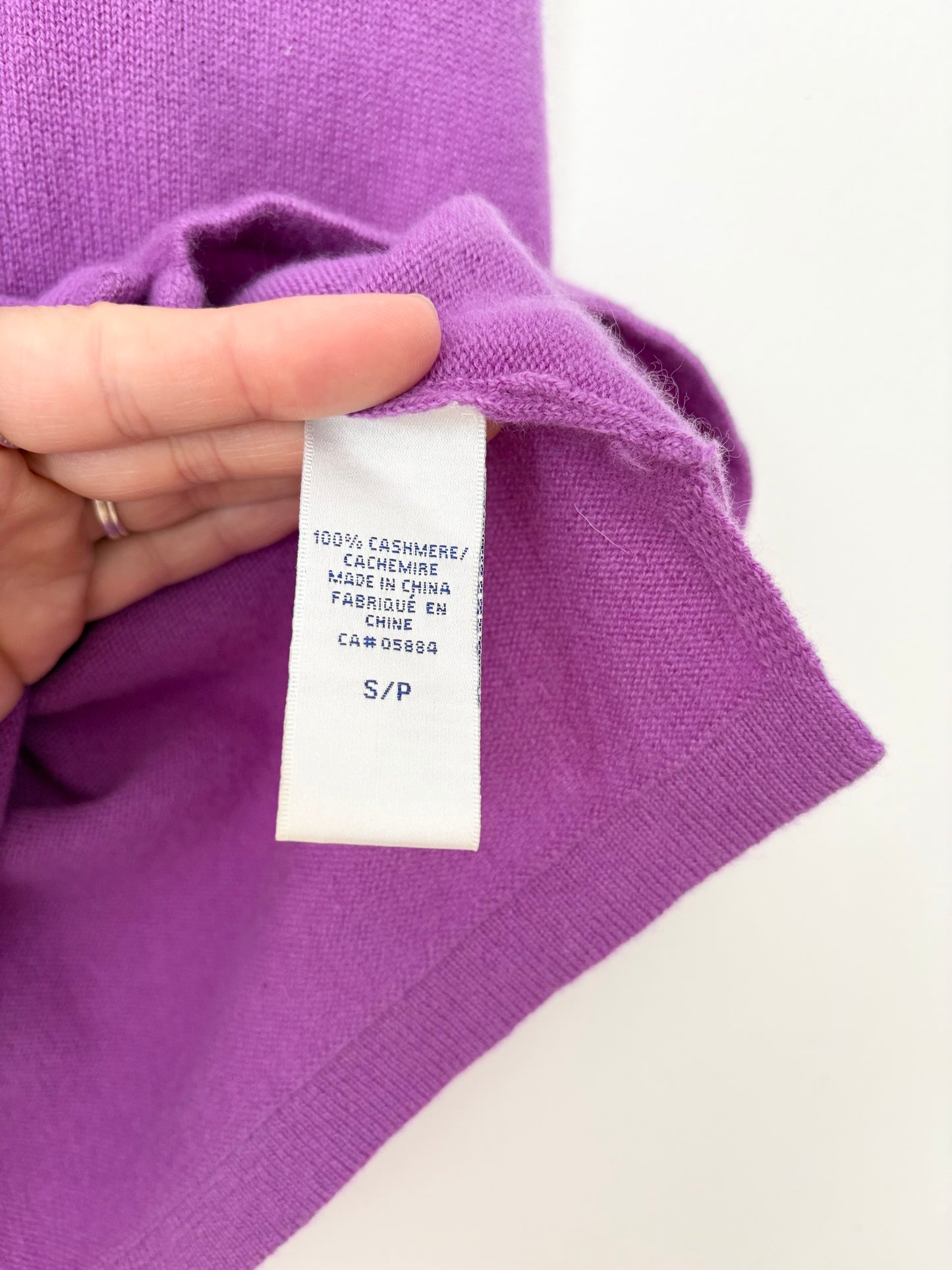 Tabi cashmere sleeveless cardigan S/M