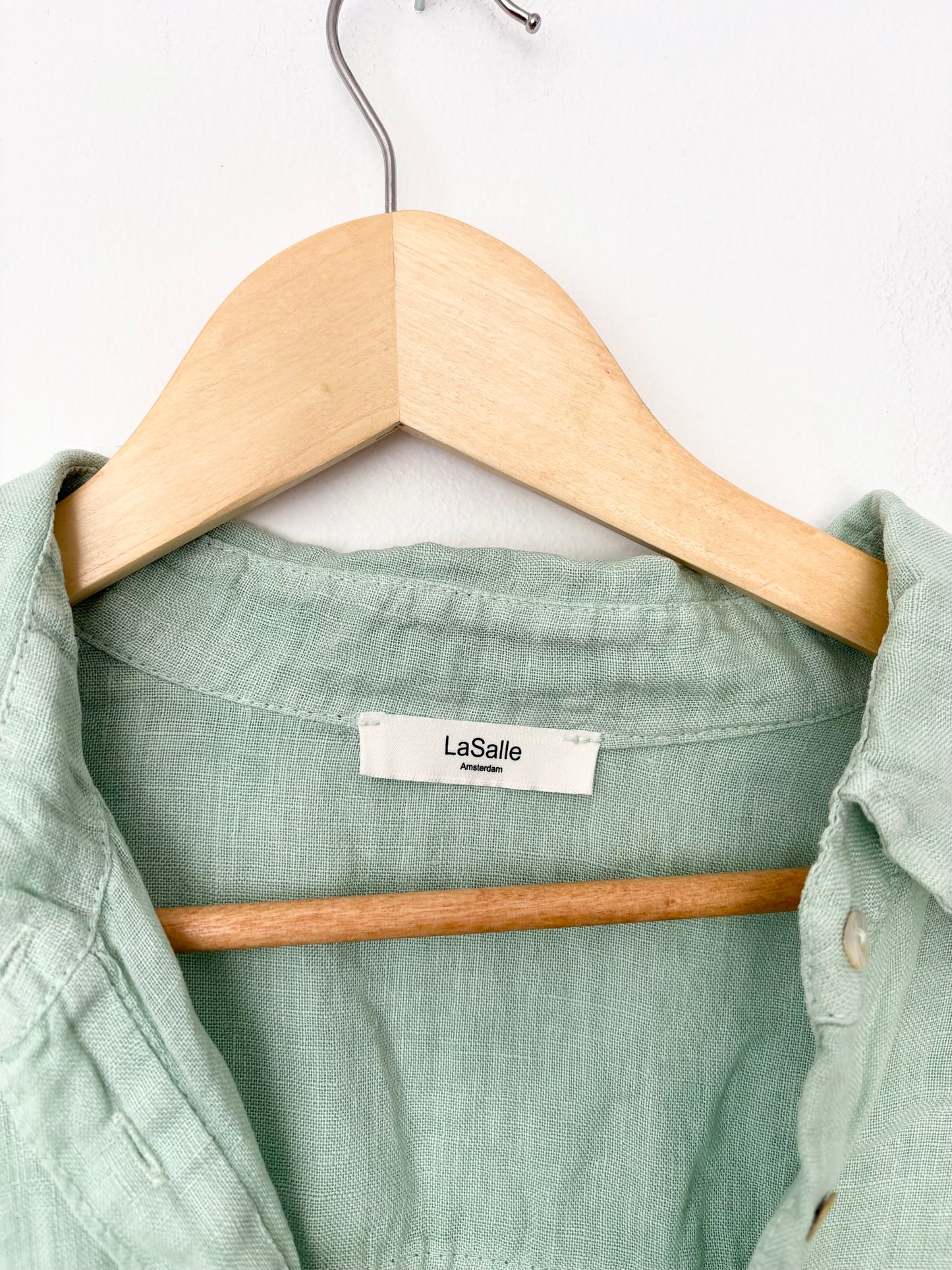 Robe midi en lin ceinturée Lasalle Amsterdam S/M