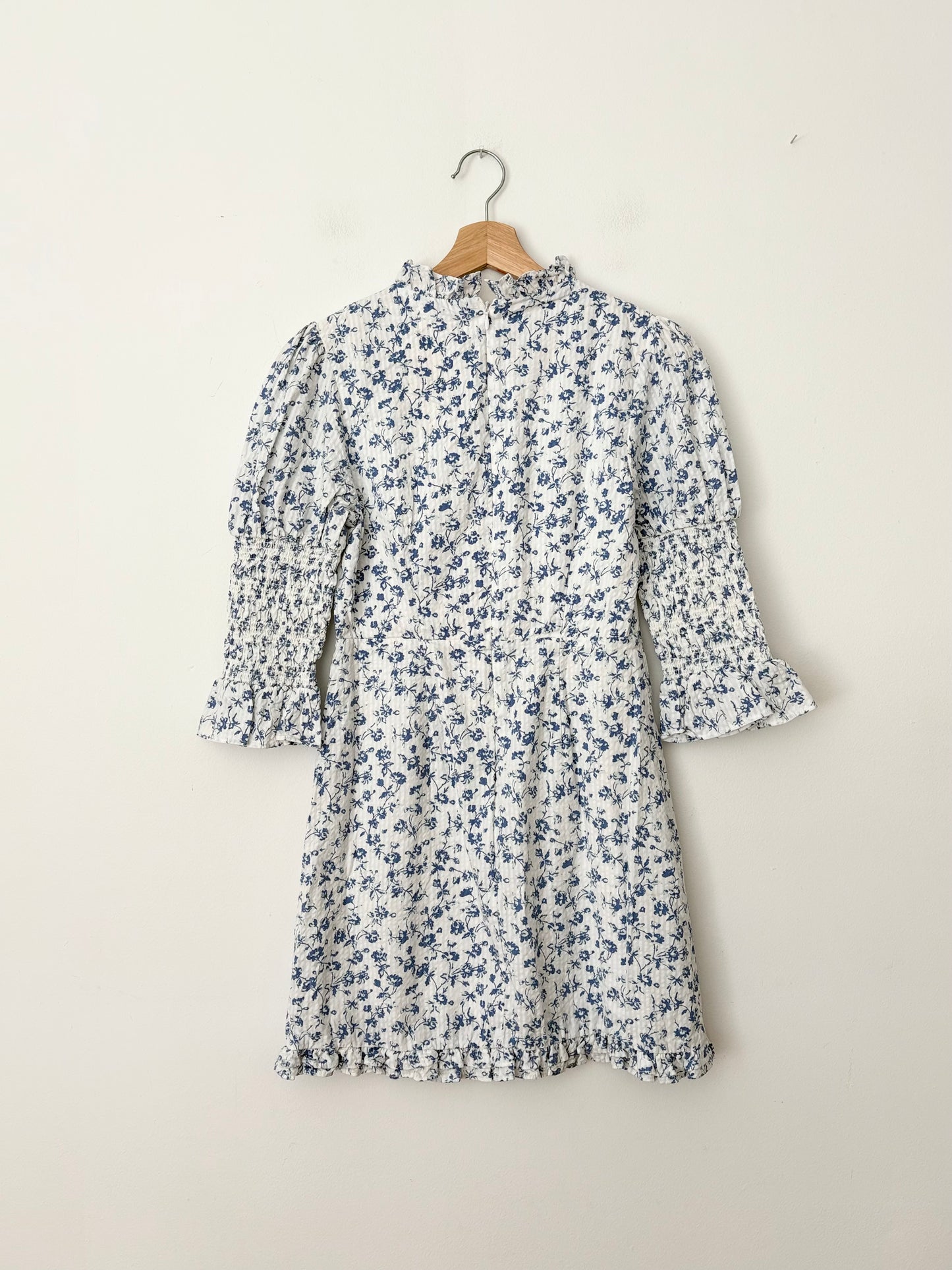 Laura Ashley X UO Maisy mock neck mini dress Small
