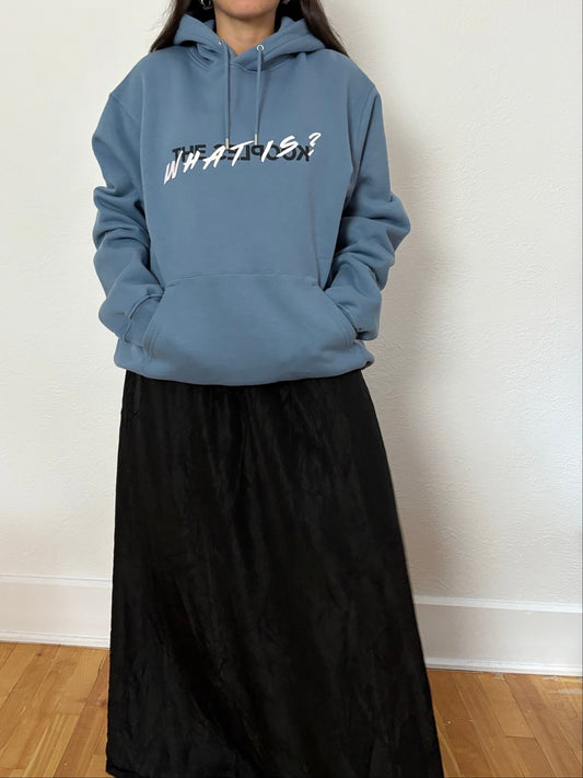 The kooples blue 'what is' cotton hoodie XL