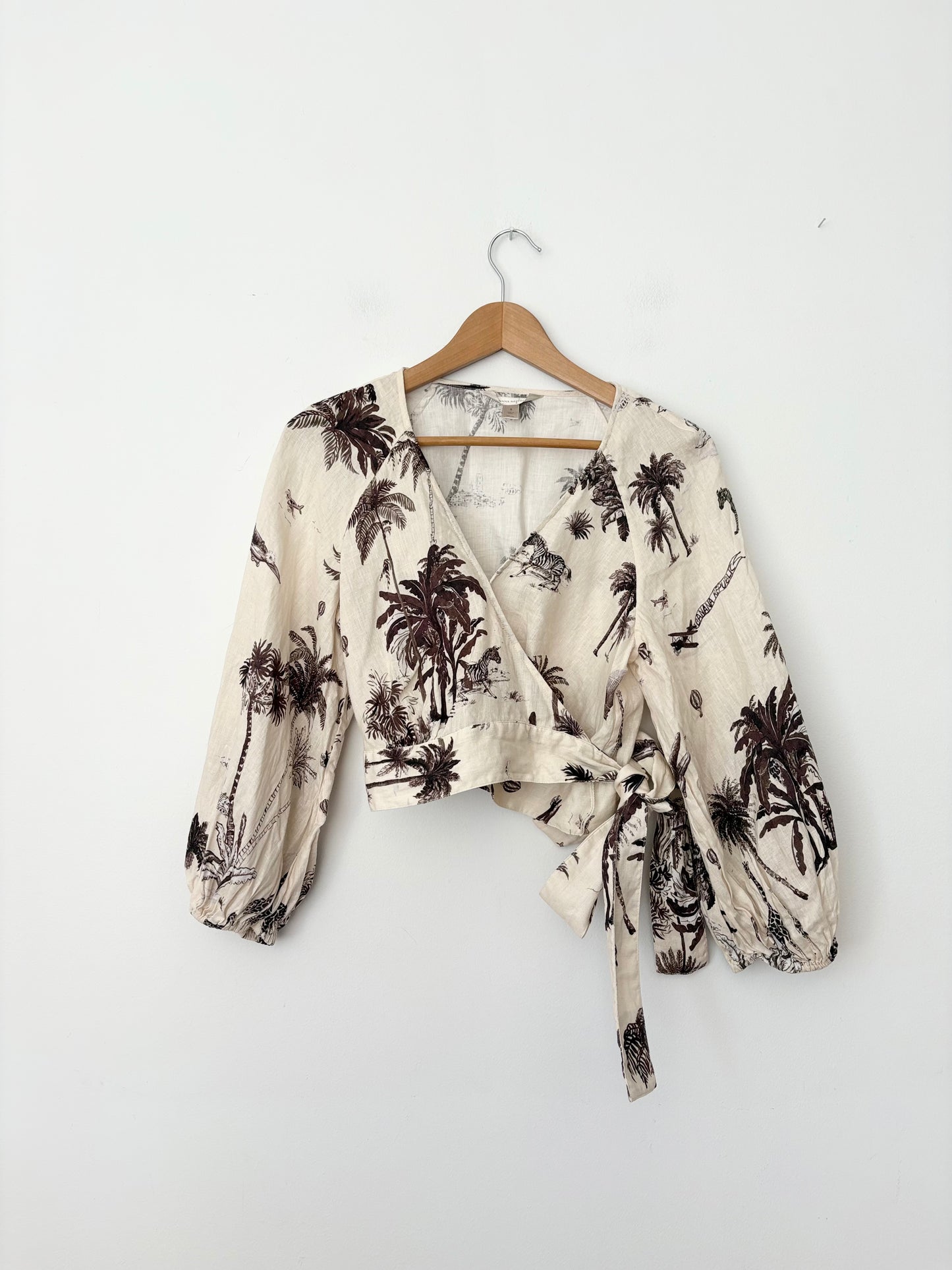 Haut portefeuille en lin Banana Republic Wayfinder, taille S