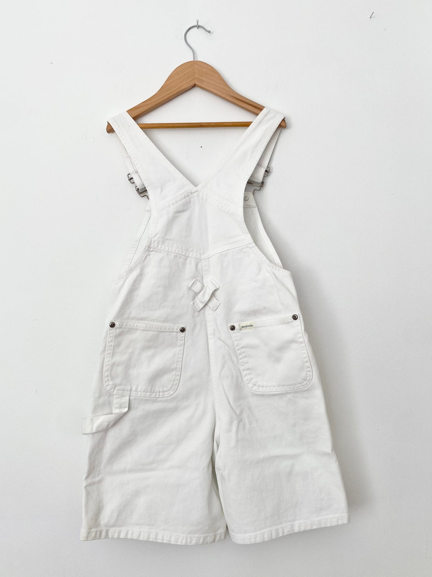 Salopette blanche vintage Arizona 9/10 ans